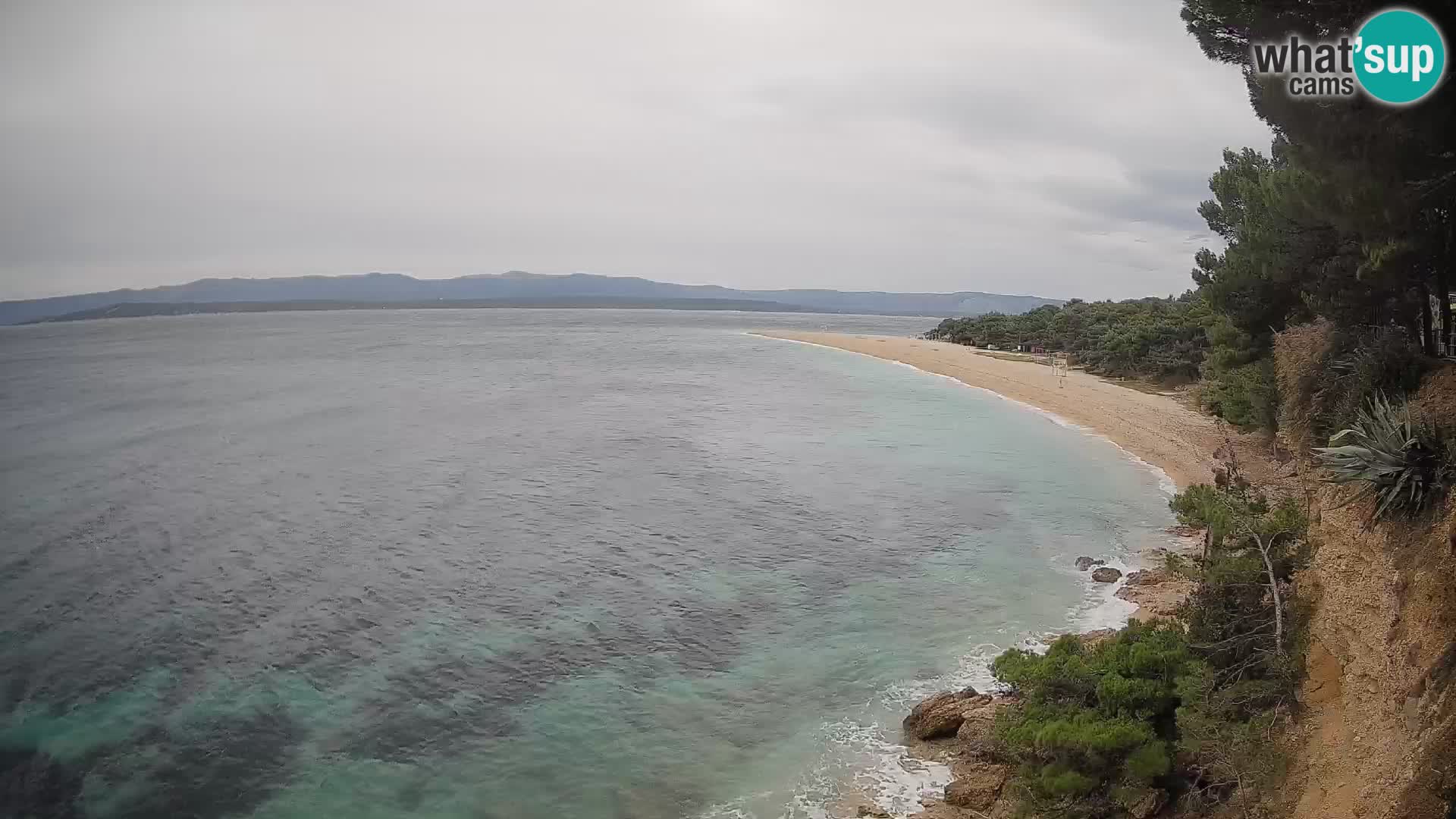 Webcam Bol Zlatni Rat – Vue en direct depuis l’île de Brač