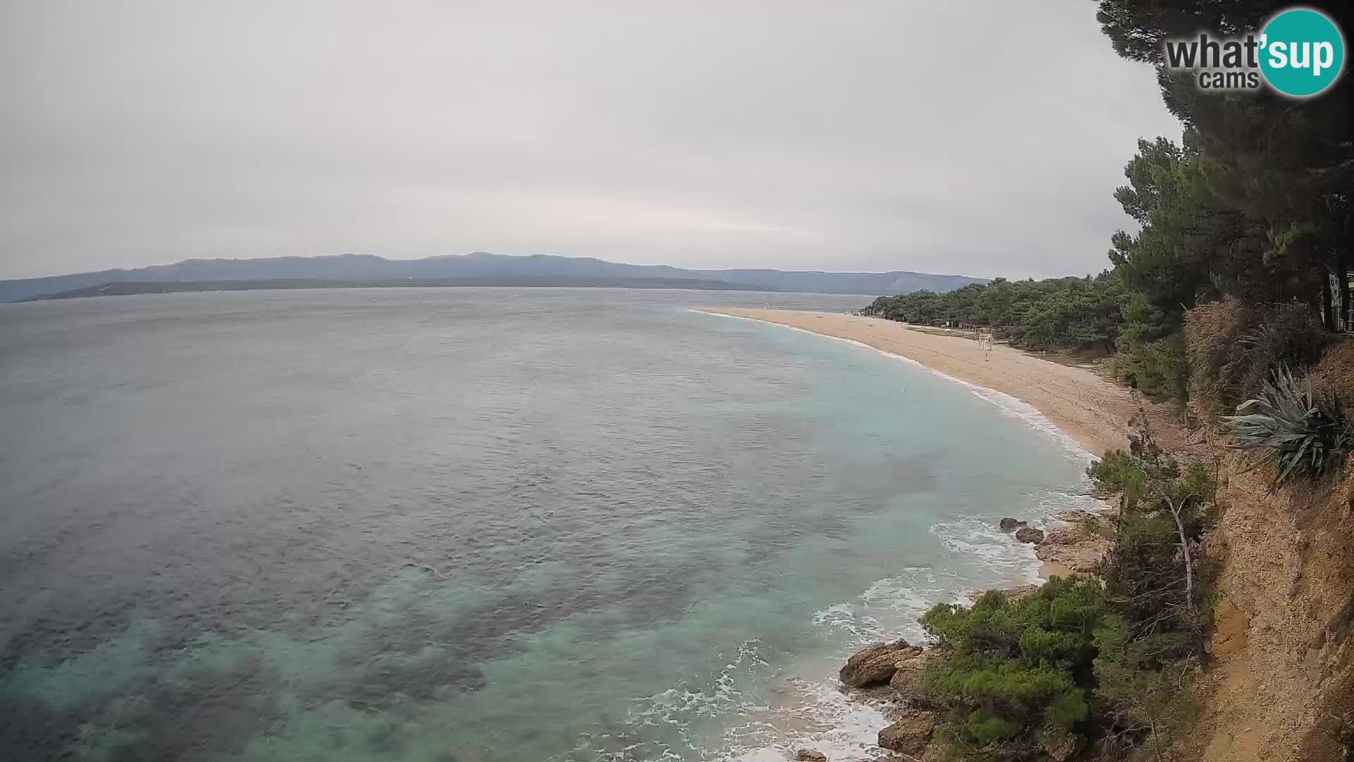 Webcam Bol Zlatni Rat – Vue en direct depuis l’île de Brač