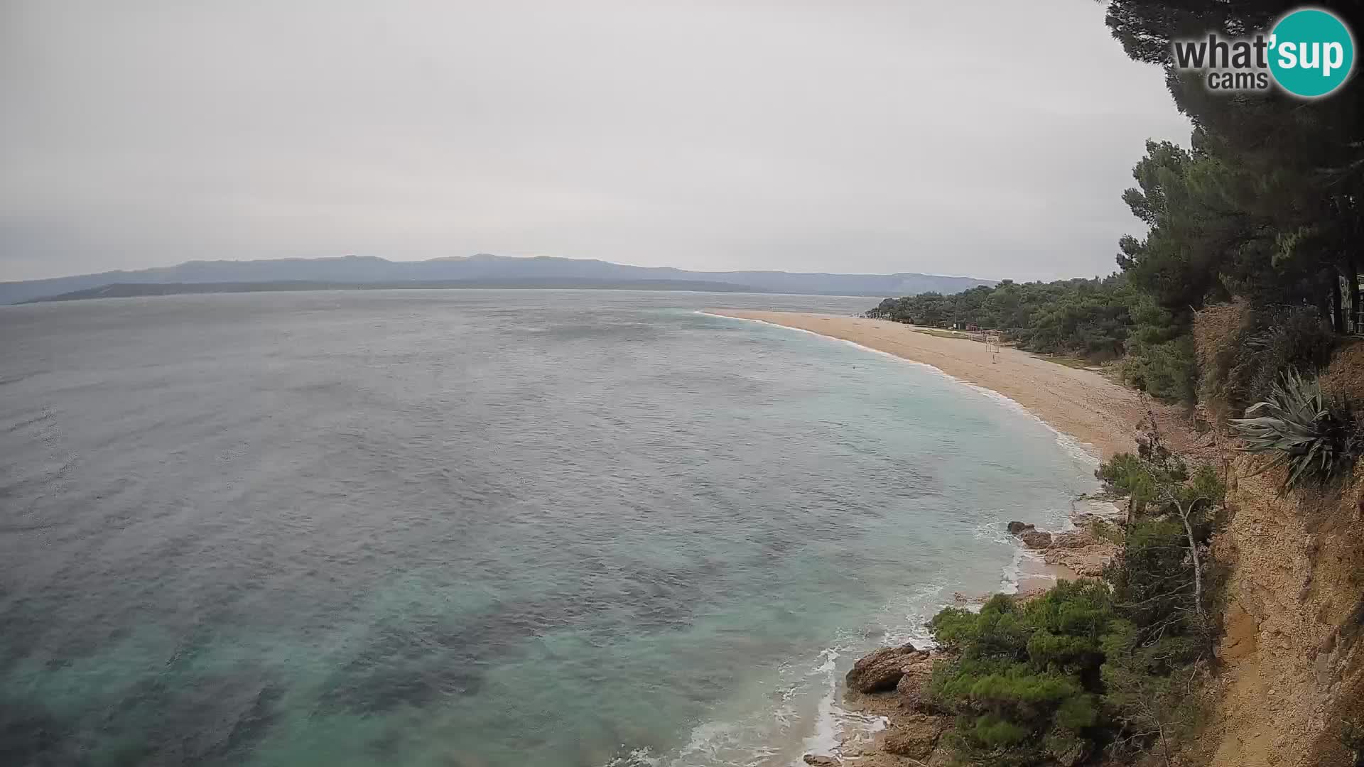 Webcam Bol Zlatni Rat – Vue en direct depuis l’île de Brač
