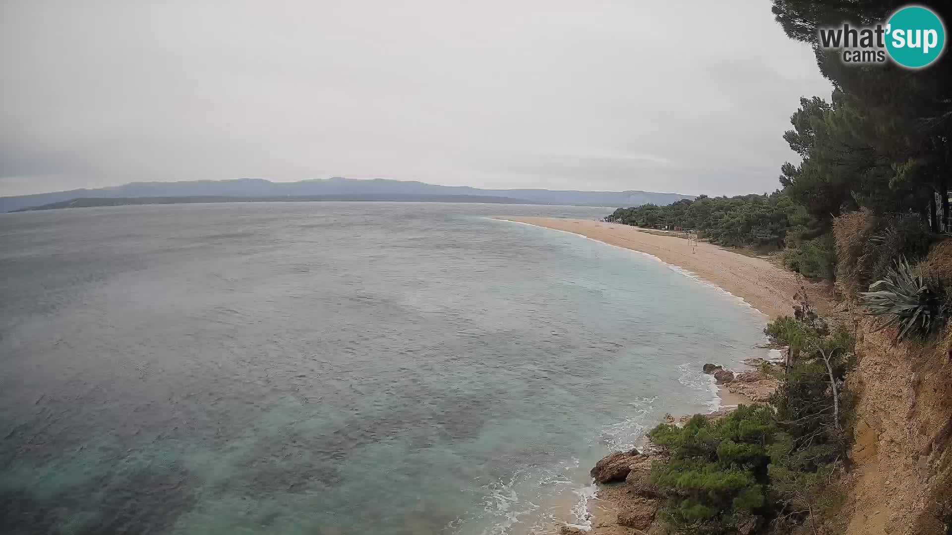 Web kamera Bol Zlatni Rat – Pogled uživo s otoka Brača