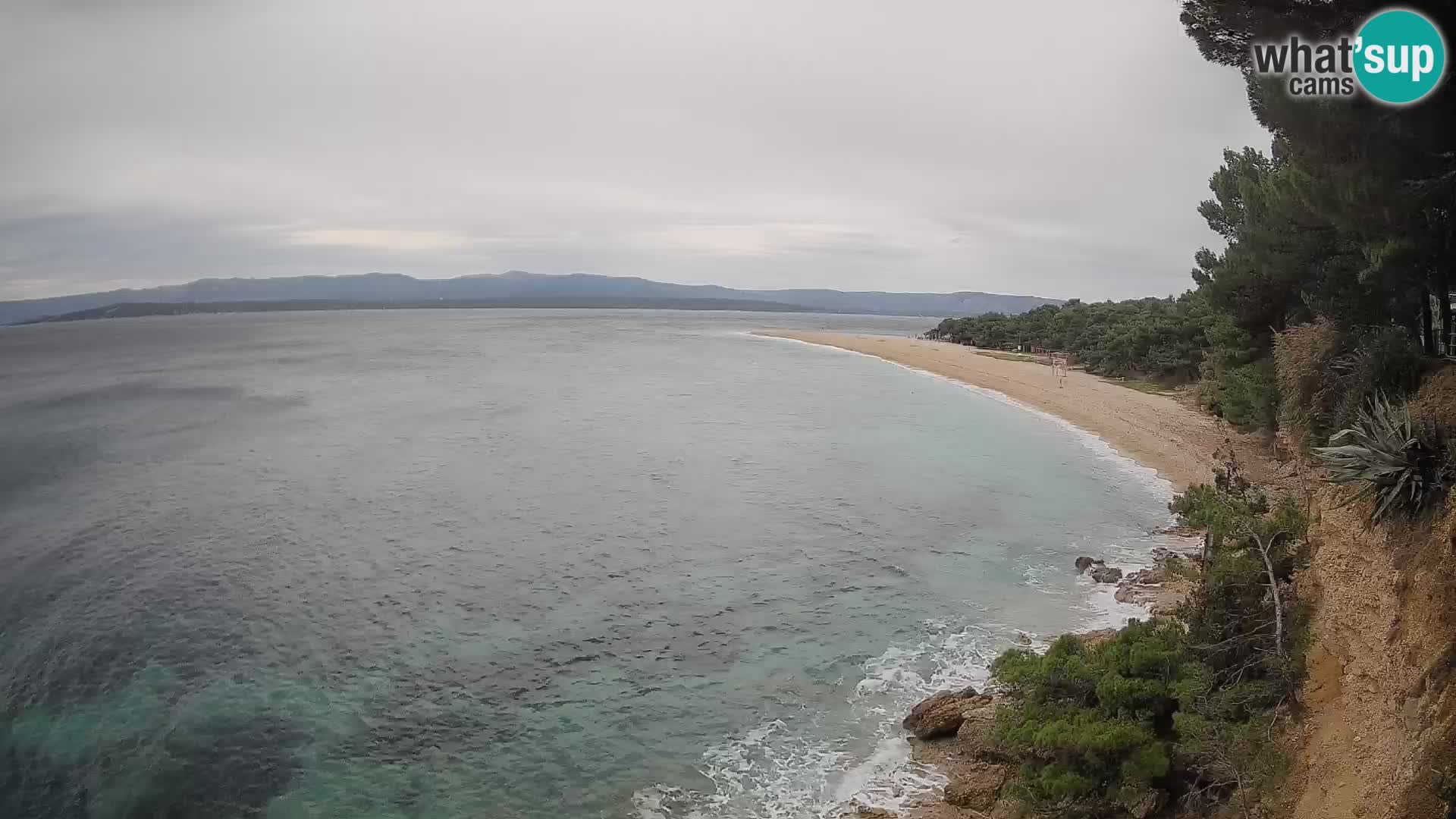Webcam Bol Zlatni Rat – Vue en direct depuis l’île de Brač