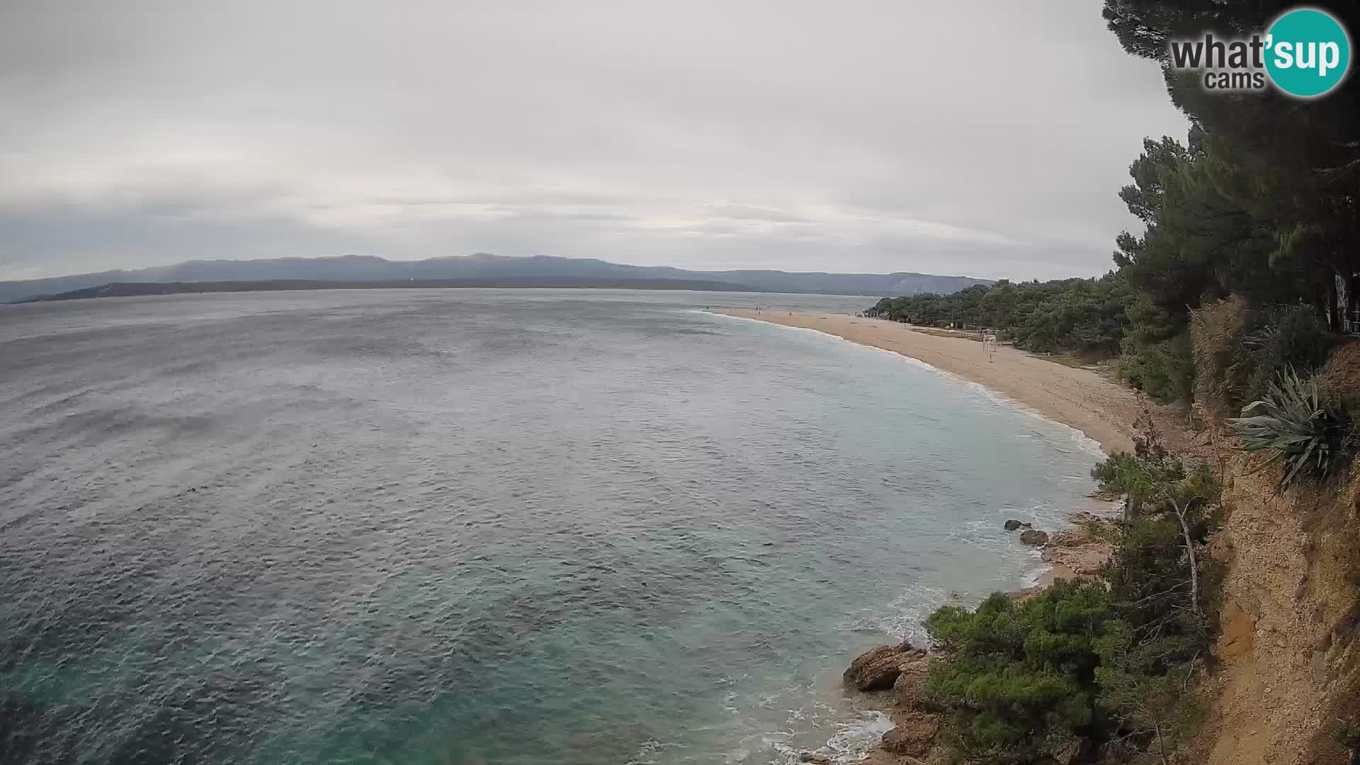 Web kamera Bol Zlatni Rat – Pogled uživo s otoka Brača