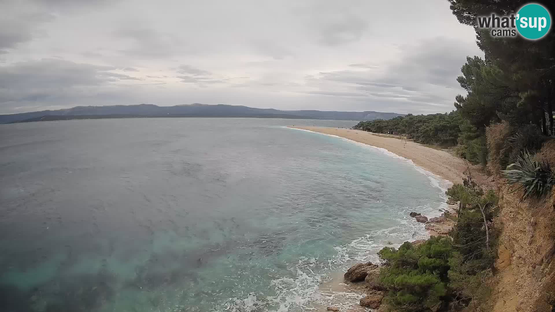 Web kamera Bol Zlatni Rat – Pogled uživo s otoka Brača