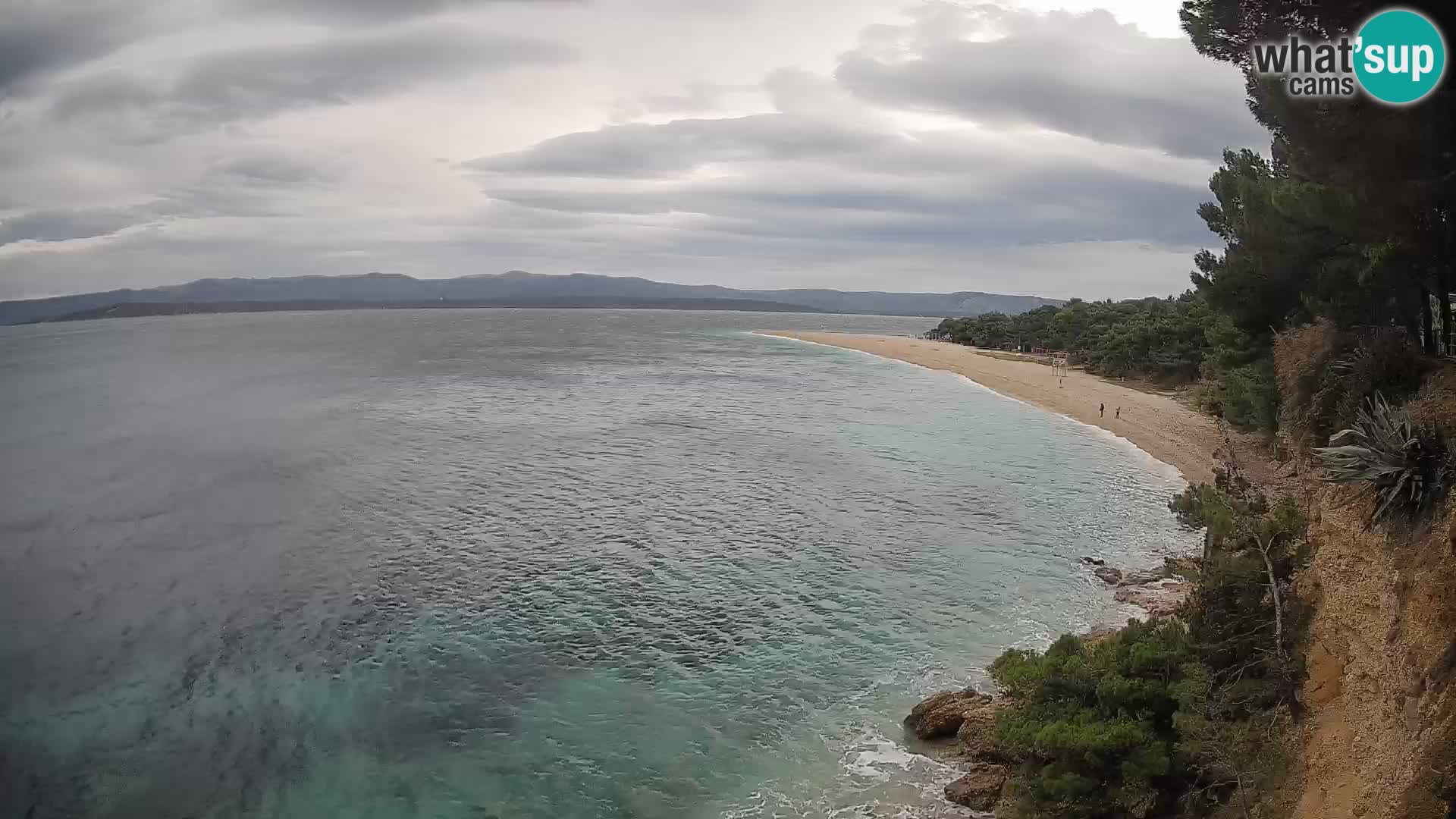 Spletna kamera Bol Zlatni Rat – Pogled v živo z otoka Brač