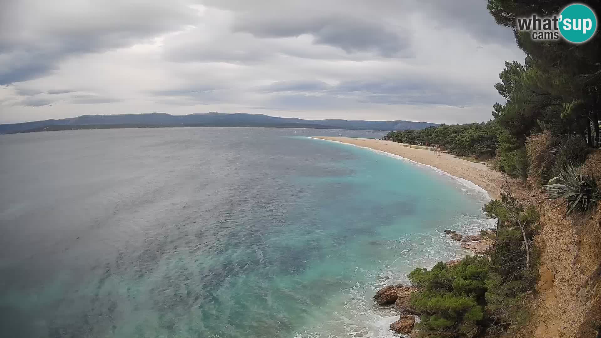 Web kamera Bol Zlatni Rat – Pogled uživo s otoka Brača