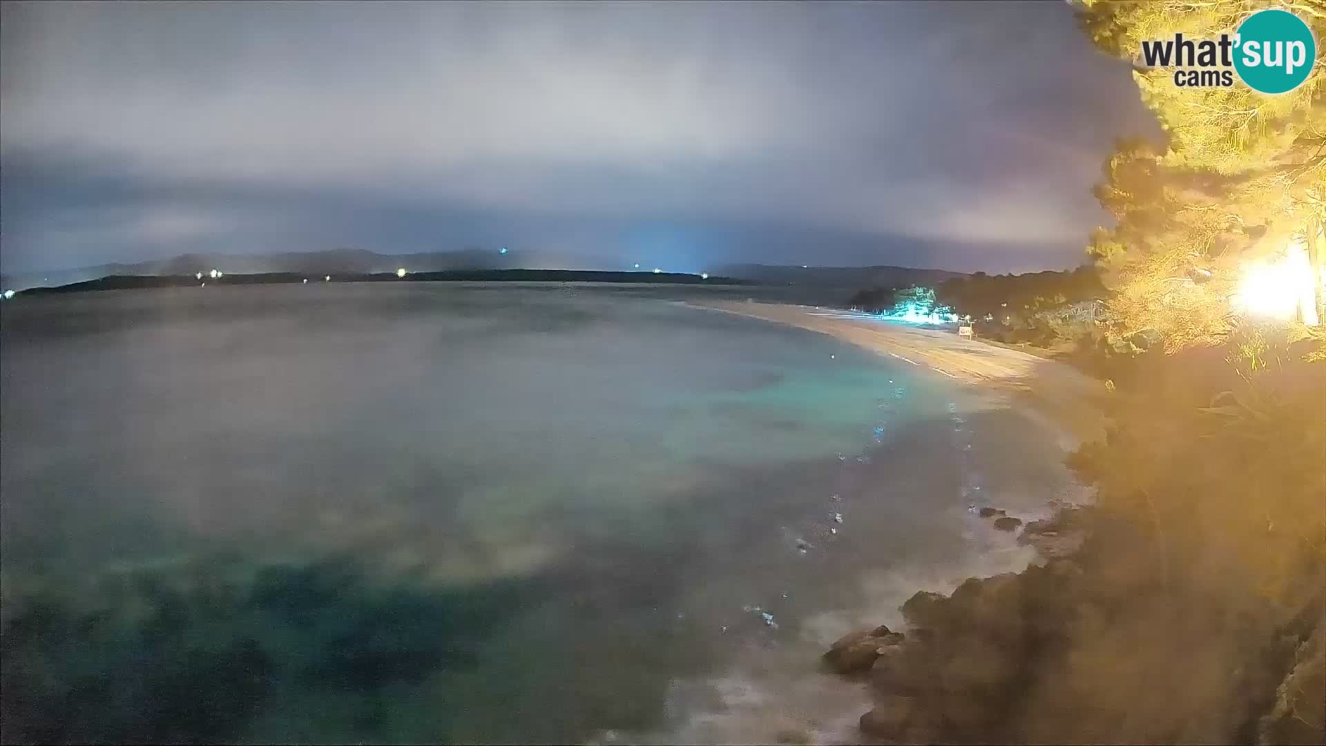 Webcam Bol Zlatni Rat – Vista en vivo desde la isla de Brač
