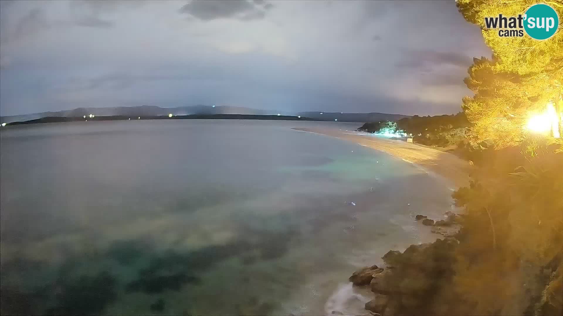 Webcam Zlatni Rat Bol – Liveblick vom berühmten Strand auf Brač