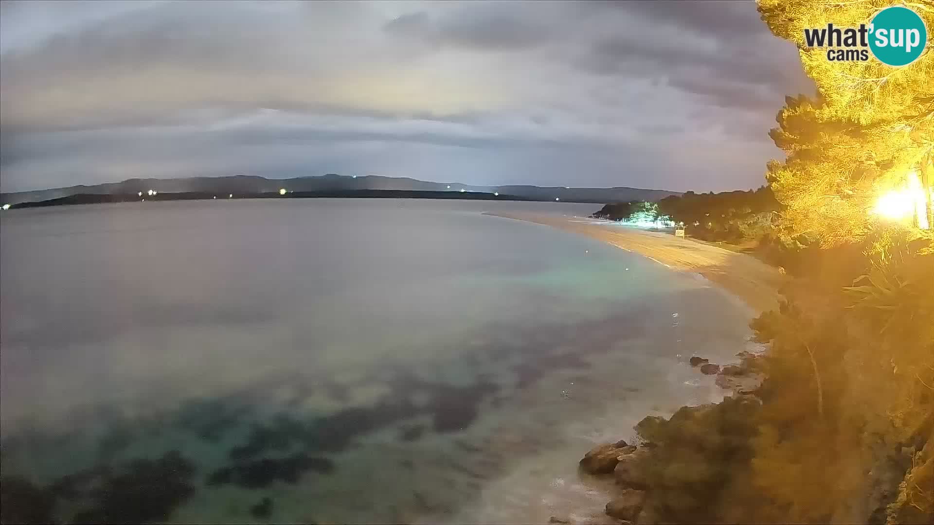 Webcam Bol Zlatni Rat – Vista en vivo desde la isla de Brač