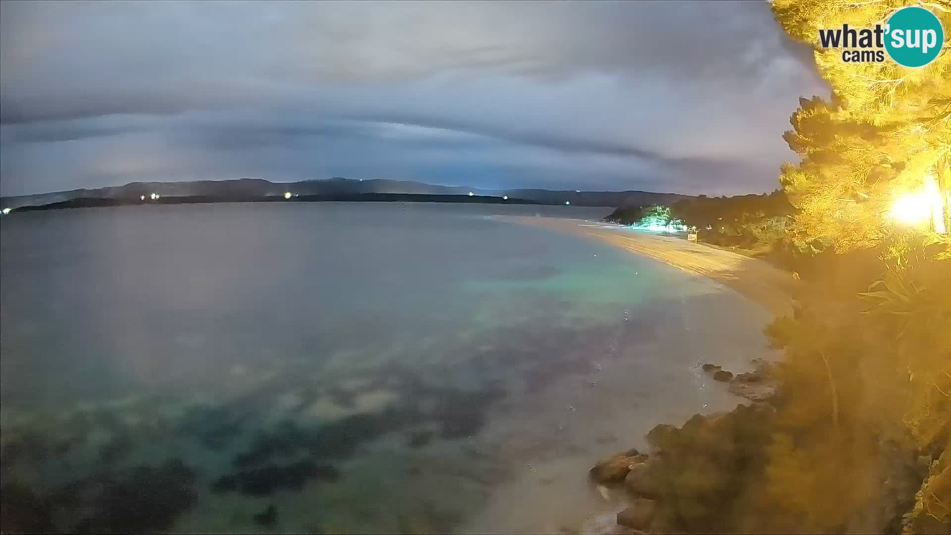 Webcam Bol Zlatni Rat – Vista en vivo desde la isla de Brač