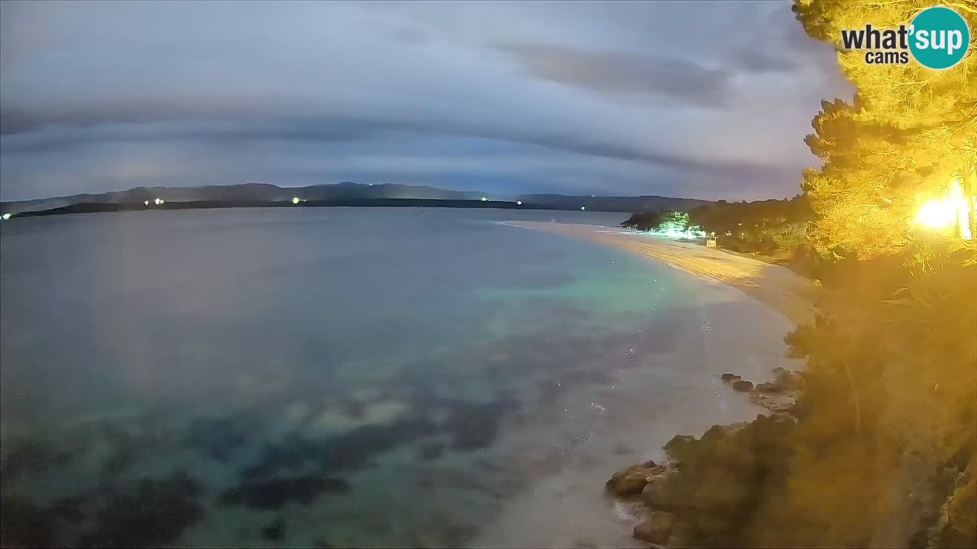 Webcam Zlatni Rat Bol – Liveblick vom berühmten Strand auf Brač