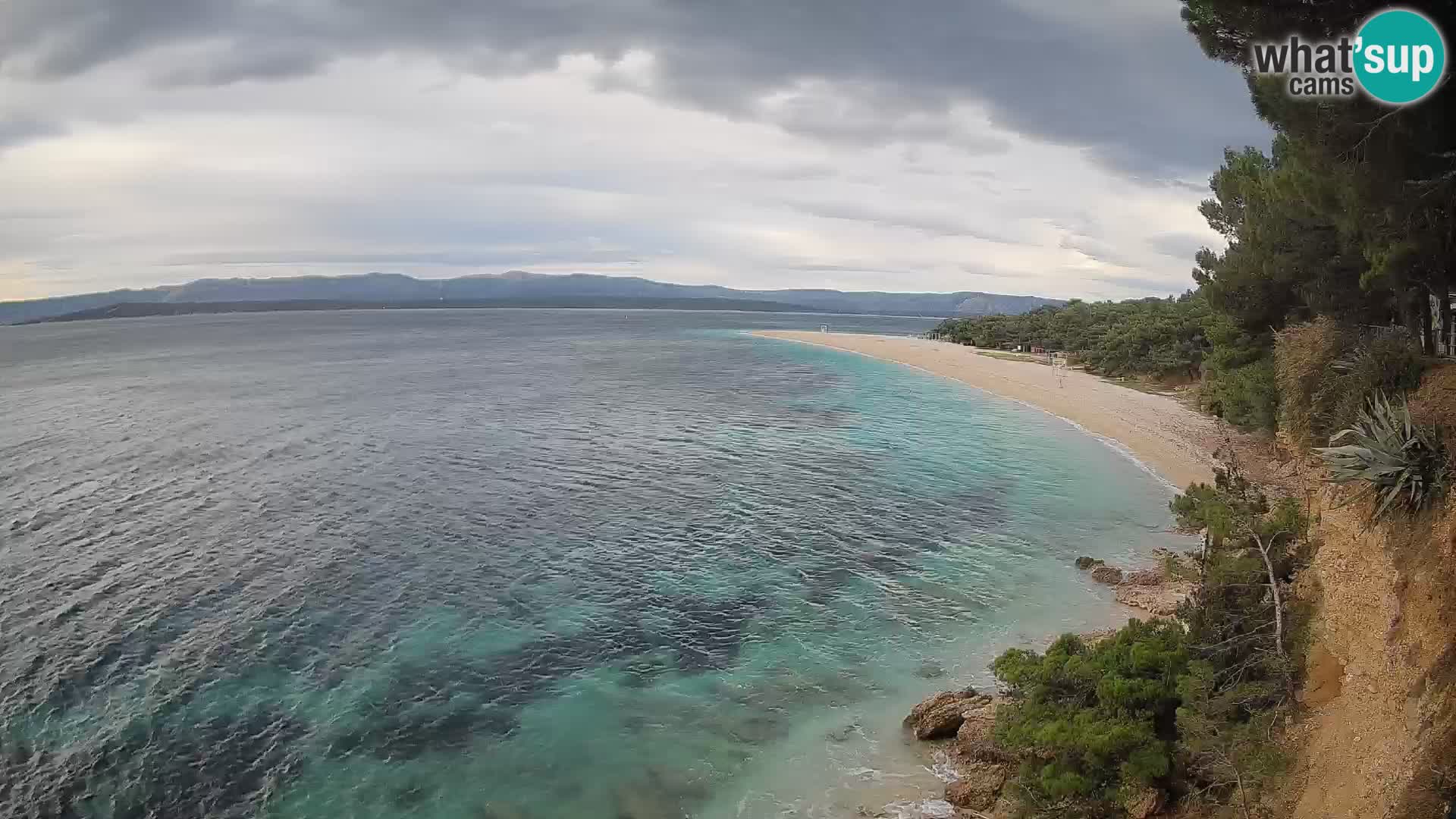 Web kamera Bol Zlatni Rat – Pogled uživo s otoka Brača