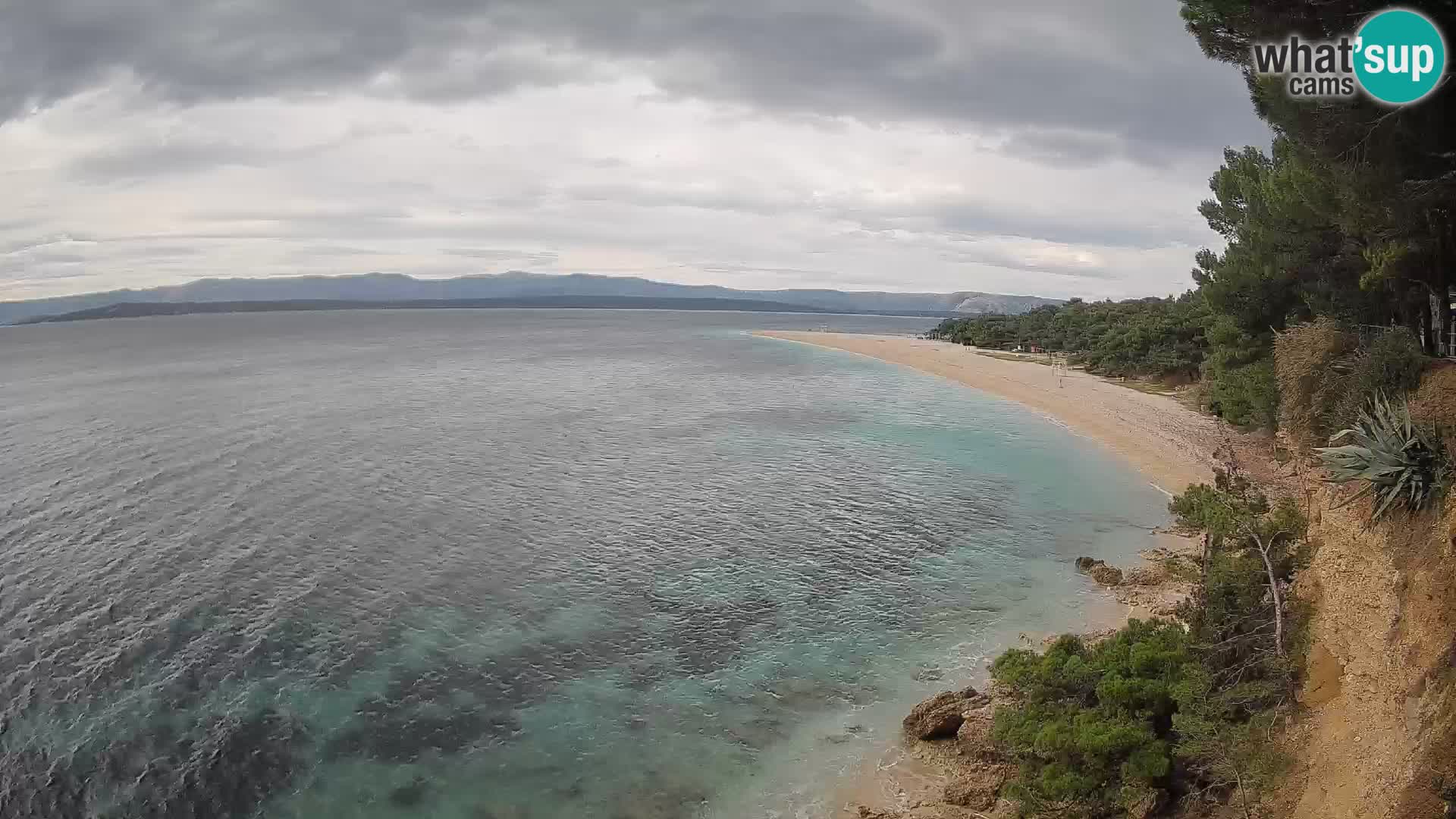Webcam Zlatni Rat Bol – Liveblick vom berühmten Strand auf Brač
