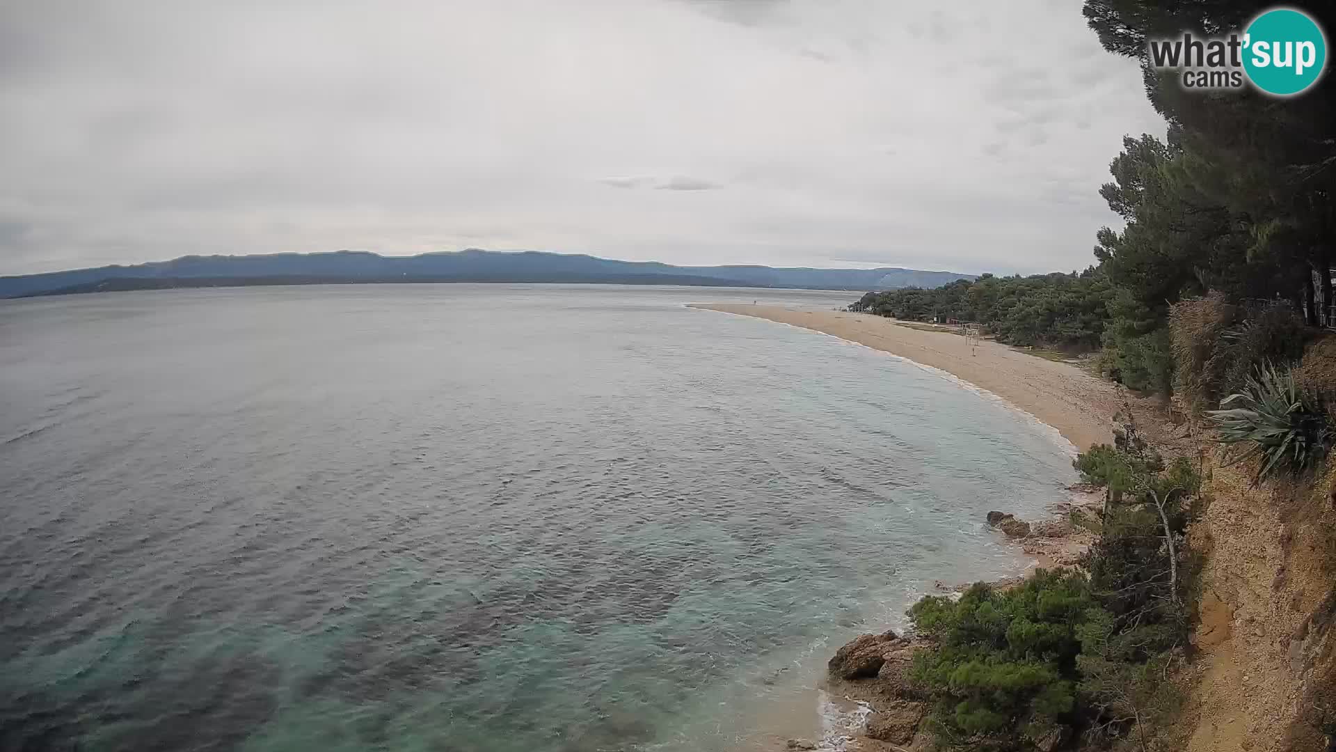 Web kamera Bol Zlatni Rat – Pogled uživo s otoka Brača