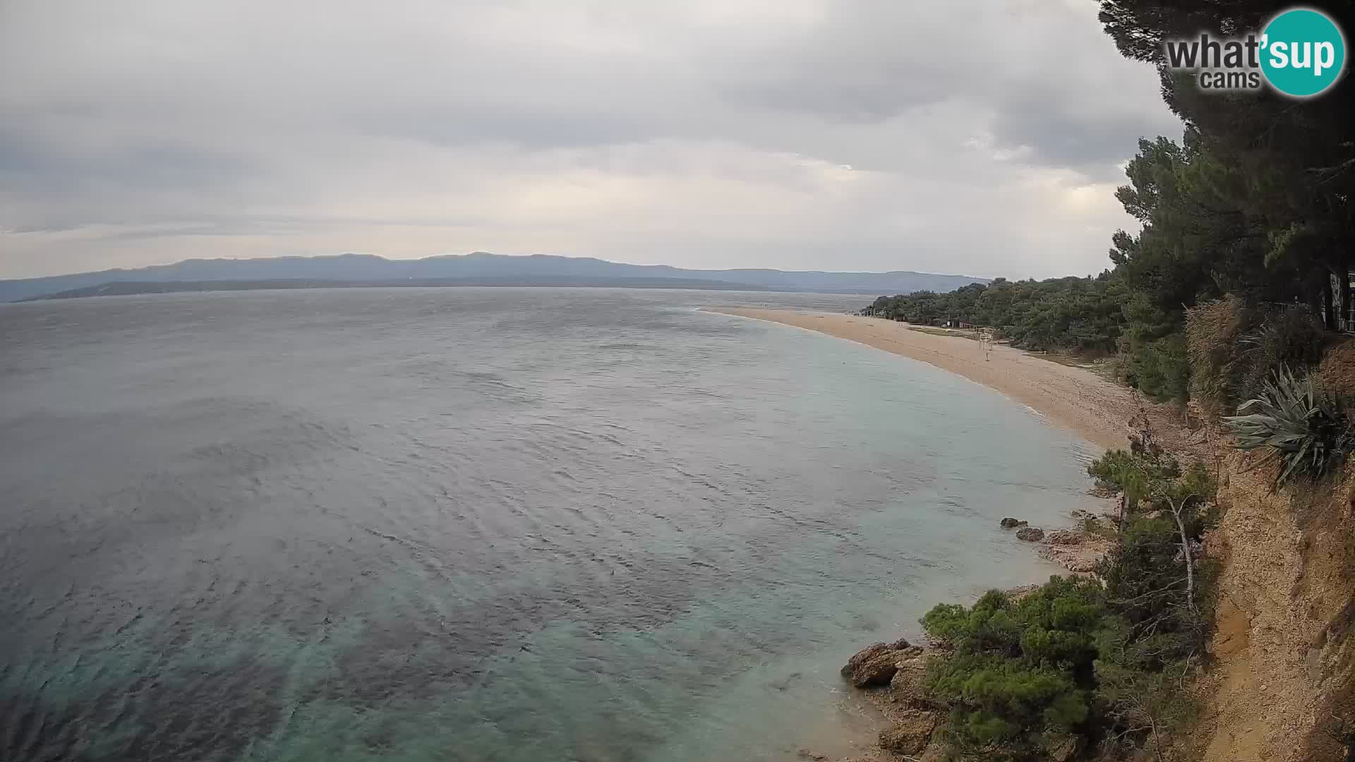 Web kamera Bol Zlatni Rat – Pogled uživo s otoka Brača