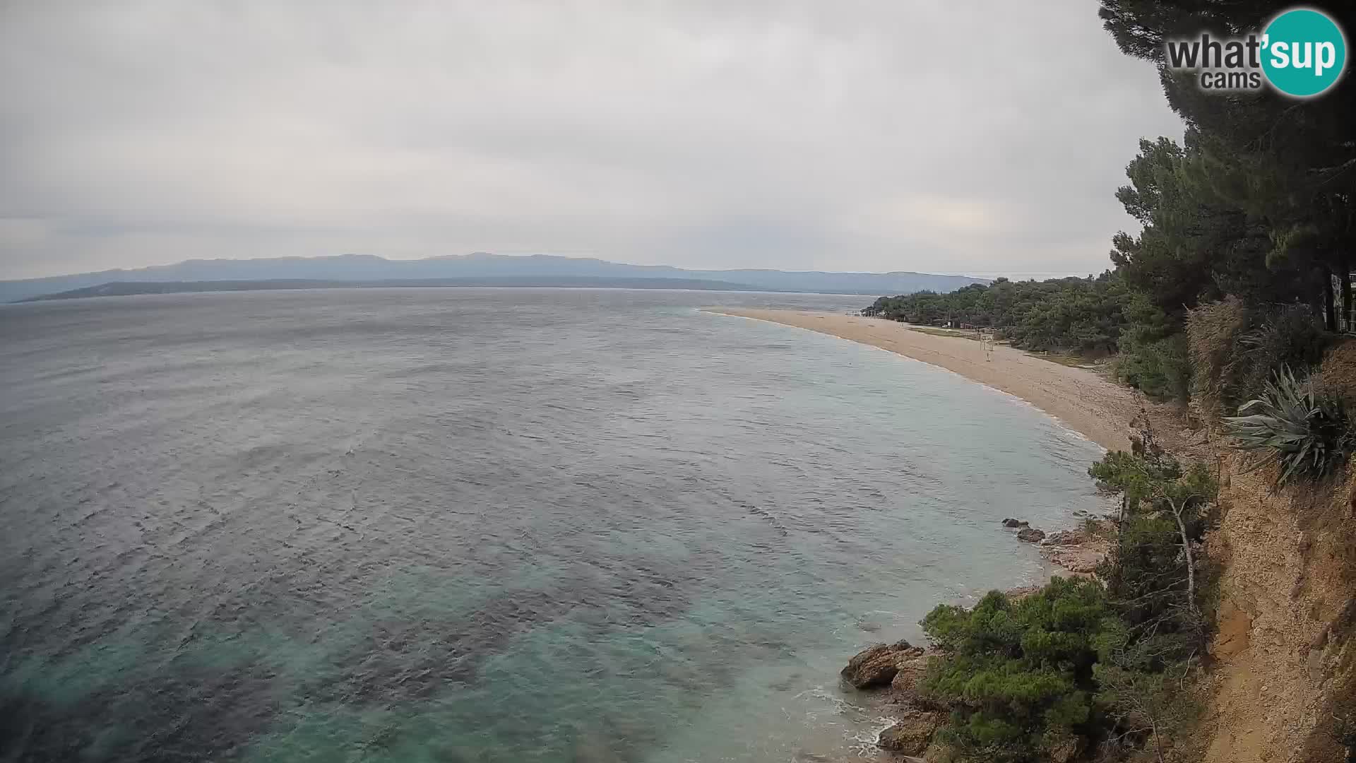 Web kamera Bol Zlatni Rat – Pogled uživo s otoka Brača