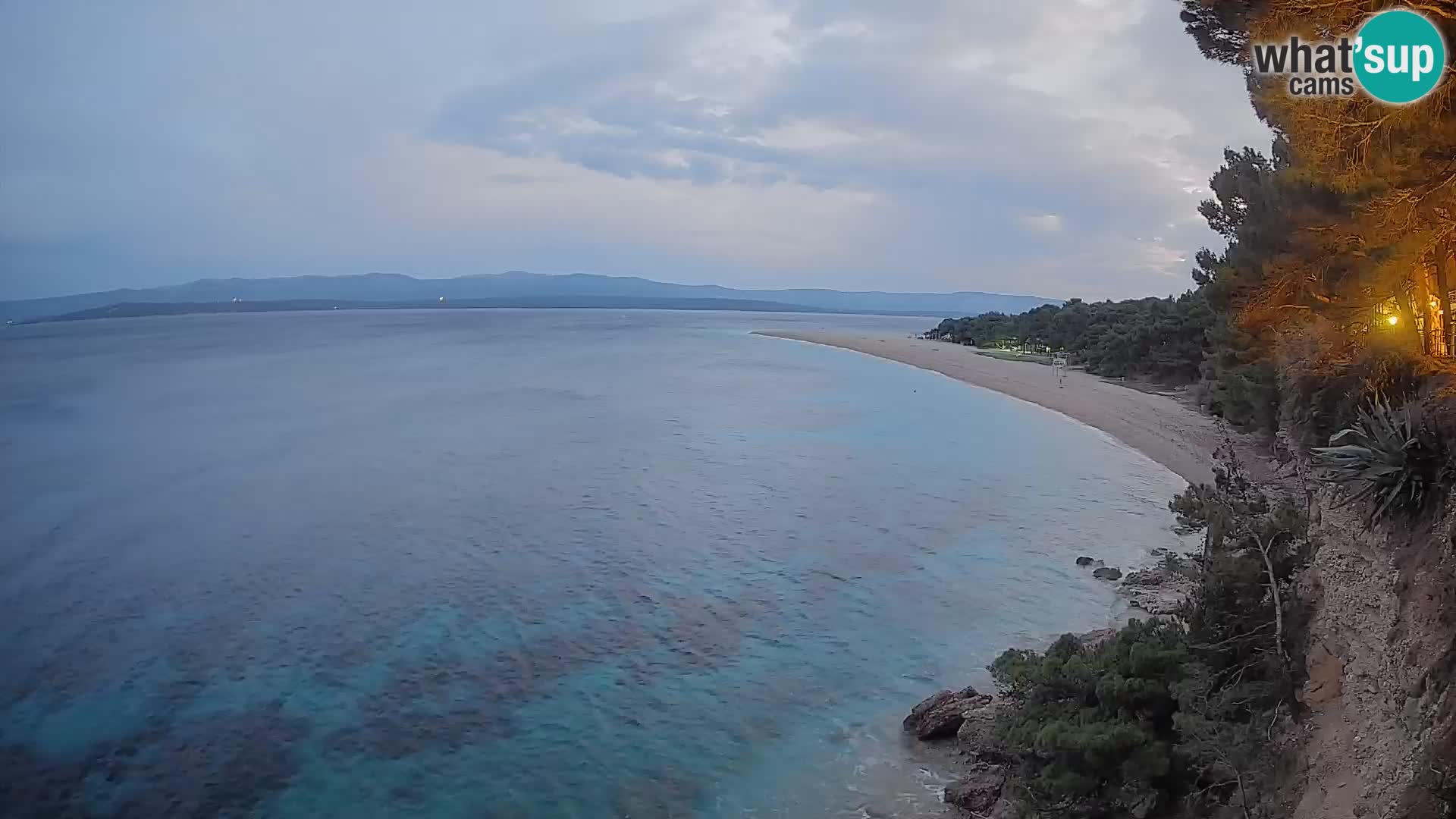 Webcam Zlatni Rat Bol – Liveblick vom berühmten Strand auf Brač