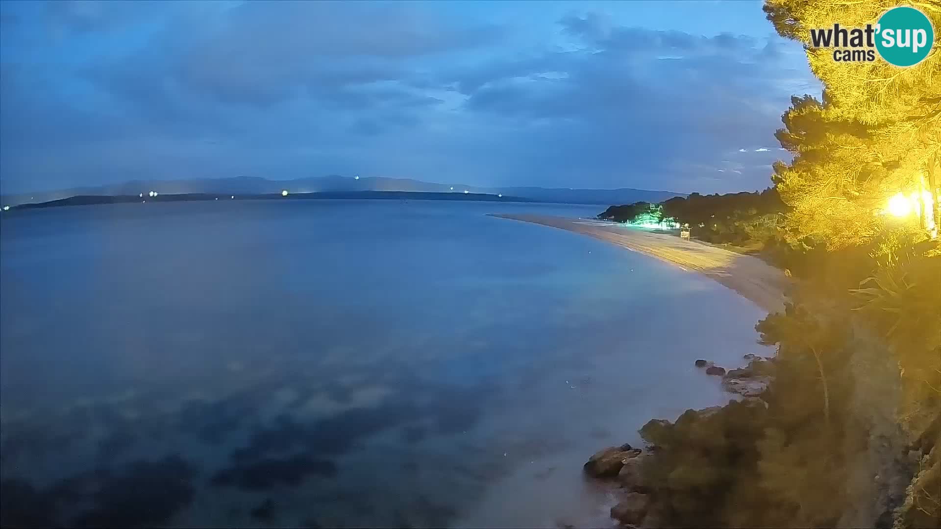 Webcam Bol Zlatni Rat – Vista en vivo desde la isla de Brač