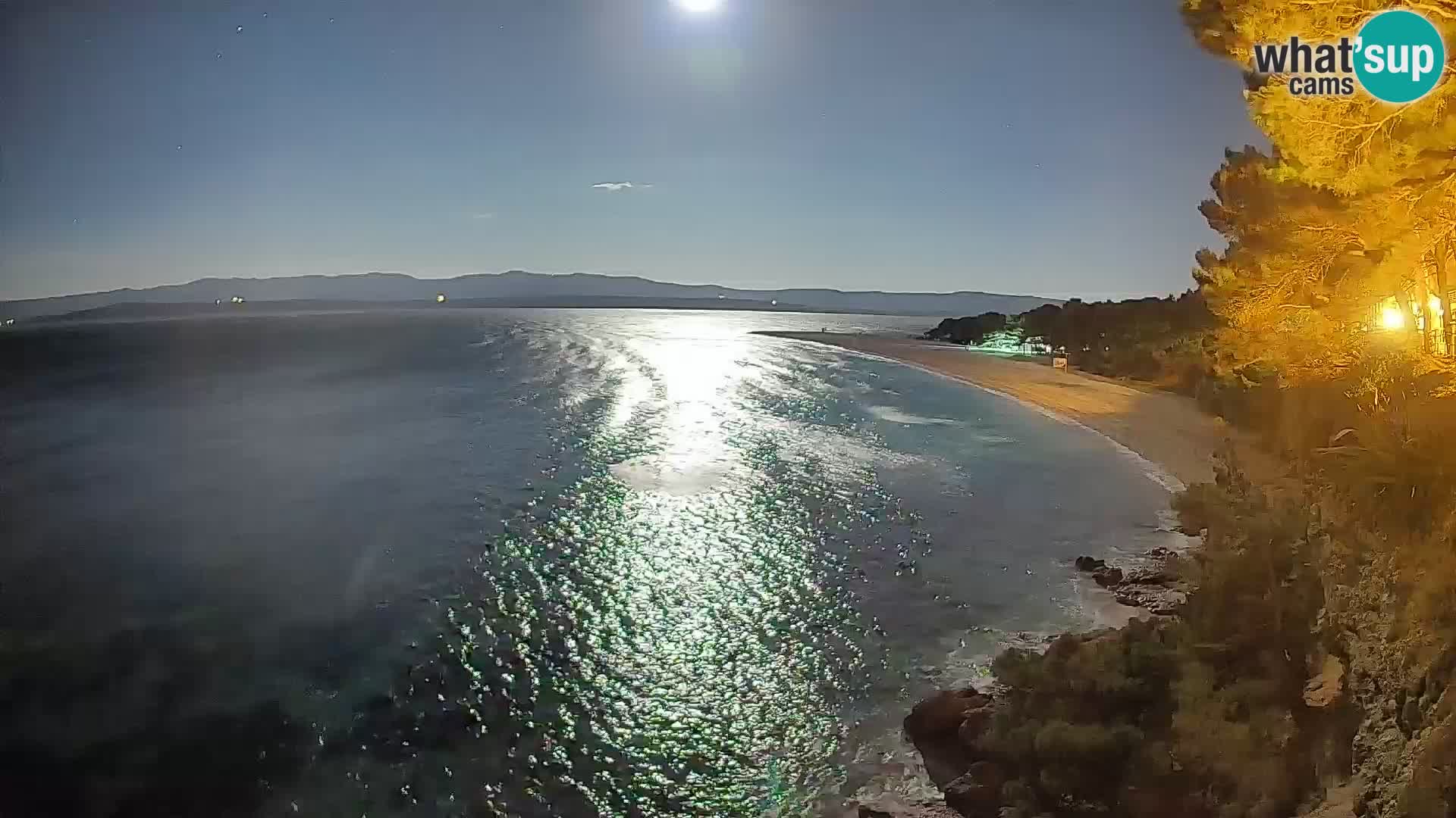 Webcam Bol Zlatni Rat – Vista en vivo desde la isla de Brač