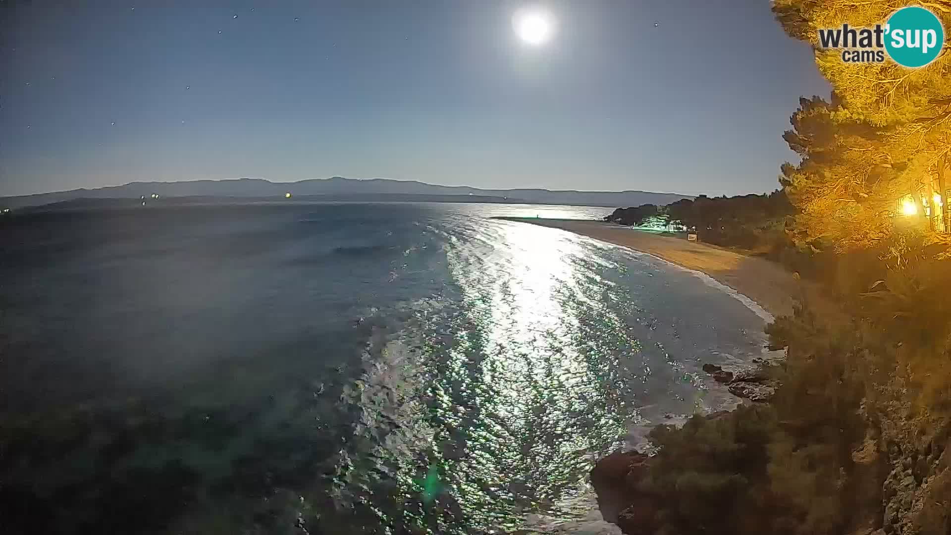 Webcam Bol Zlatni Rat – Vista en vivo desde la isla de Brač