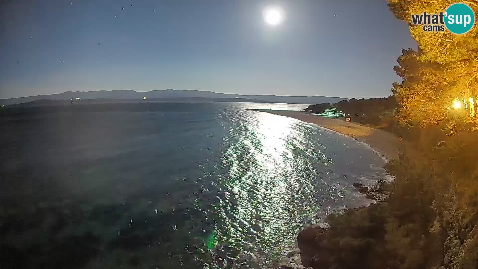Webcam Bol Zlatni Rat – Vista en vivo desde la isla de Brač