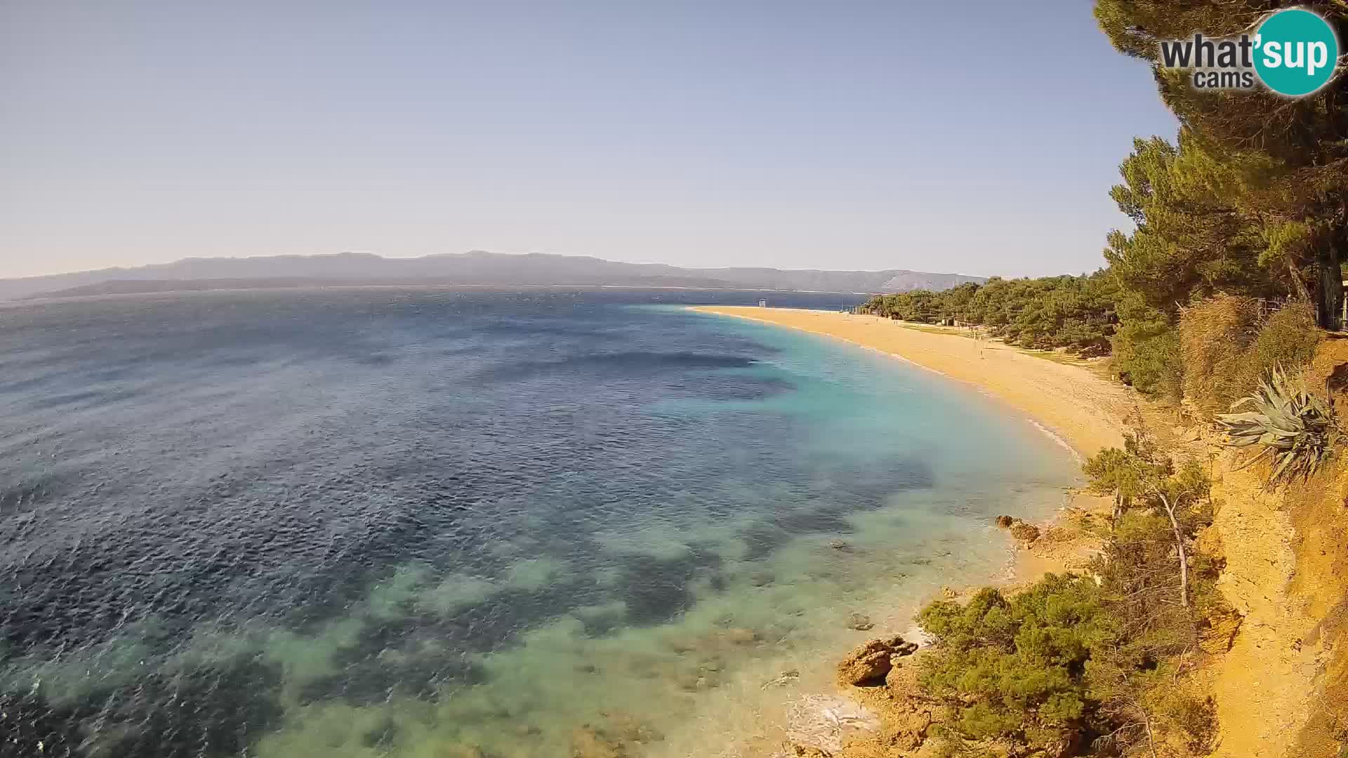 Webcam Bol Zlatni Rat – Vue en direct depuis l’île de Brač