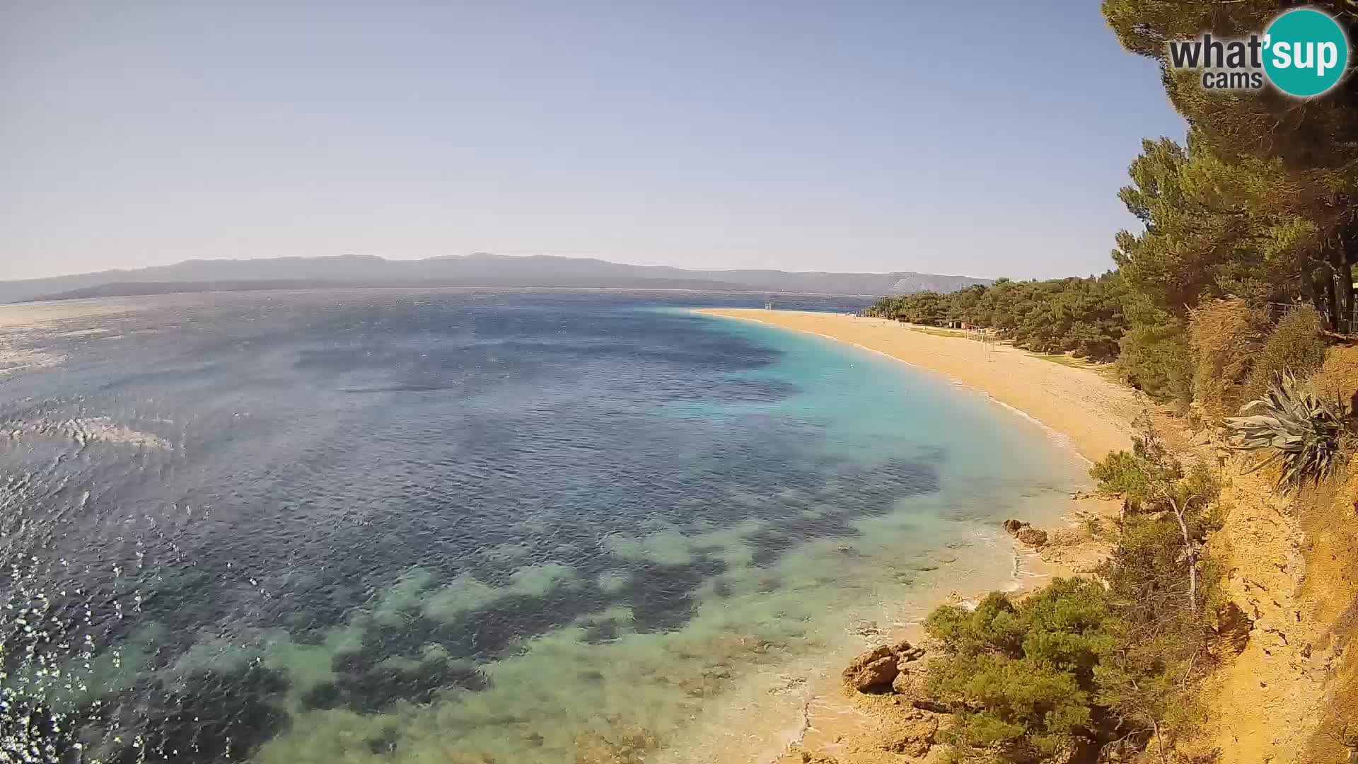 Webcam Bol Zlatni Rat – Vue en direct depuis l’île de Brač