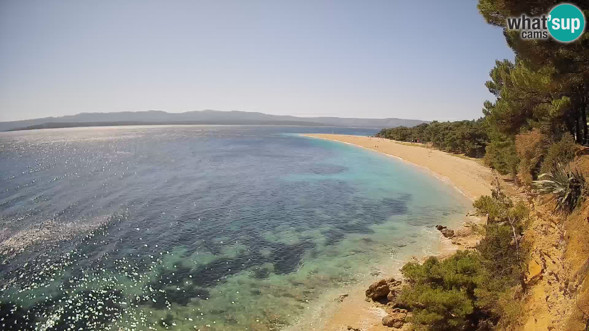 Webcam Bol Zlatni Rat – Vue en direct depuis l’île de Brač
