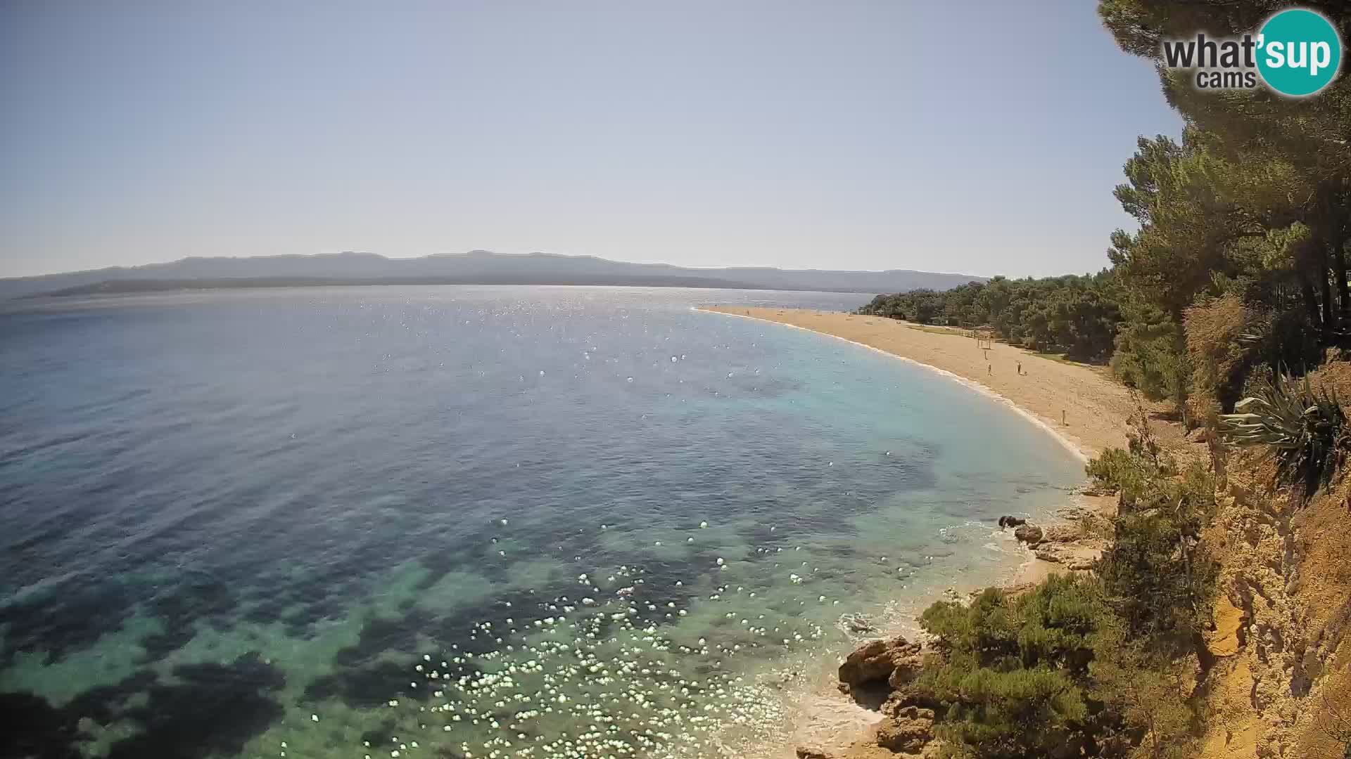 Webcam Bol Zlatni Rat – Vista en vivo desde la isla de Brač