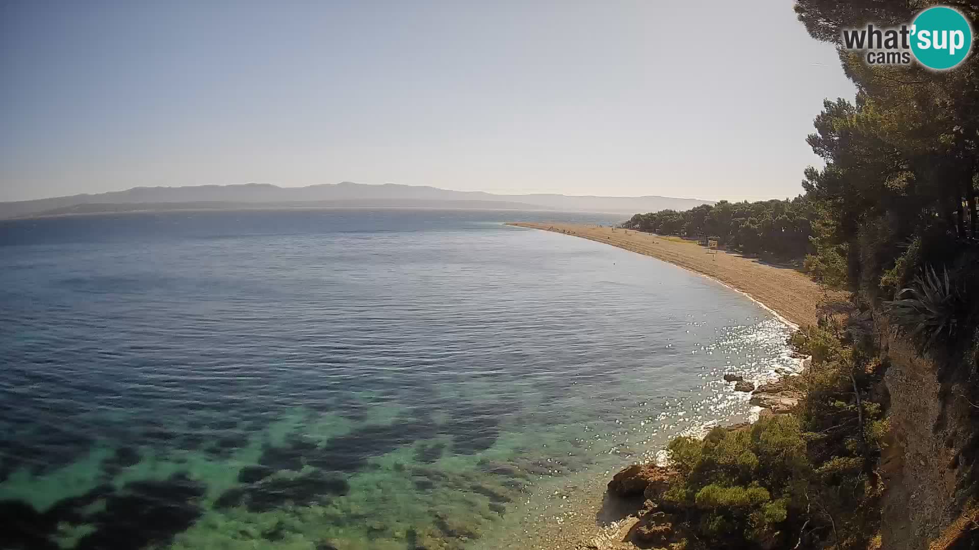 Webcam Bol Zlatni Rat – Vue en direct depuis l’île de Brač