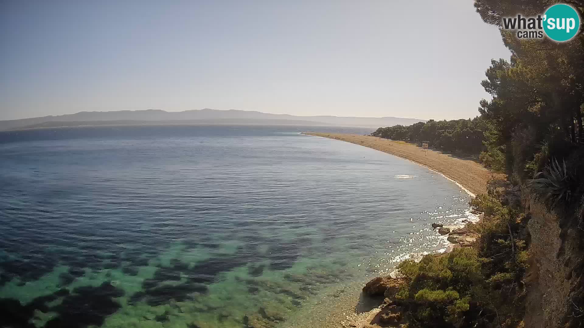 Web kamera Bol Zlatni Rat – Pogled uživo s otoka Brača