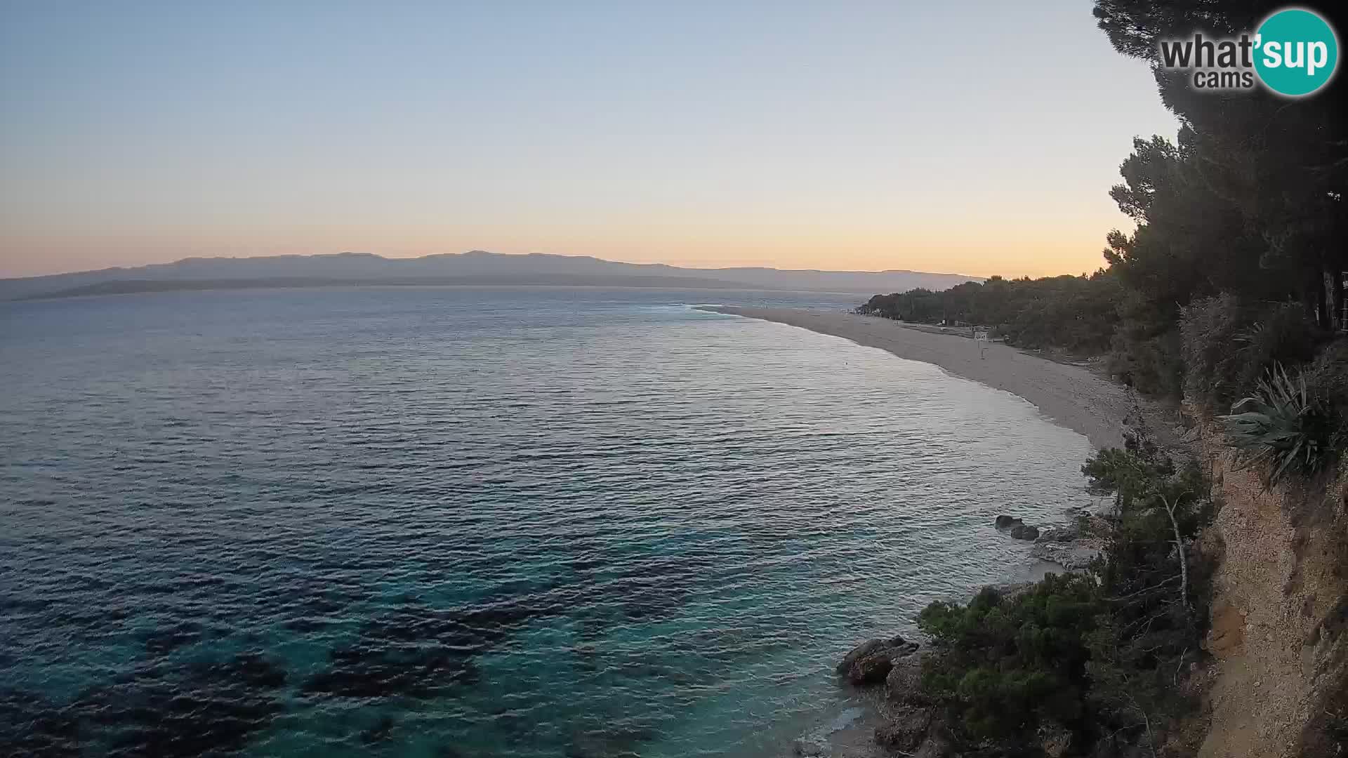 Webcam Zlatni Rat Bol – Liveblick vom berühmten Strand auf Brač