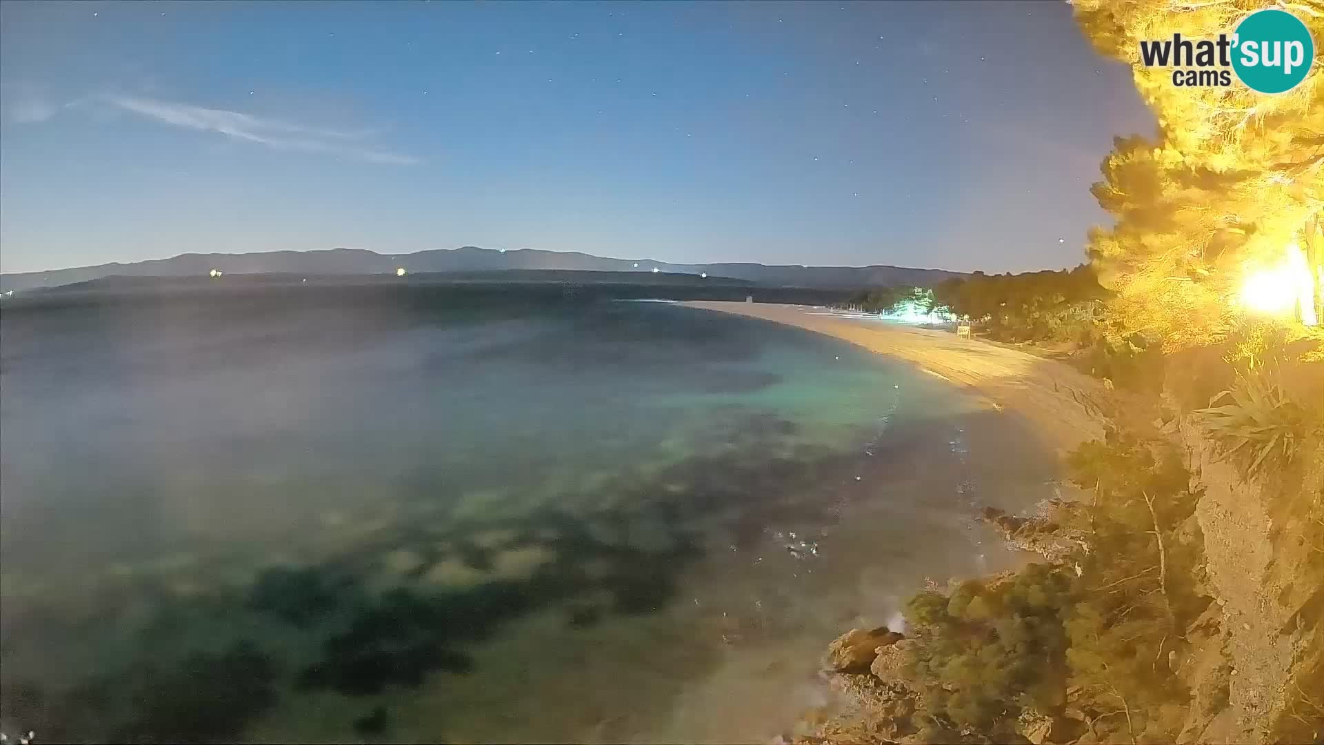 Webcam Zlatni Rat Bol – Liveblick vom berühmten Strand auf Brač