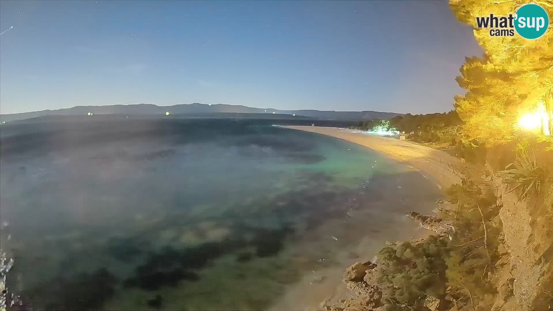 Webcam Zlatni Rat Bol – Liveblick vom berühmten Strand auf Brač