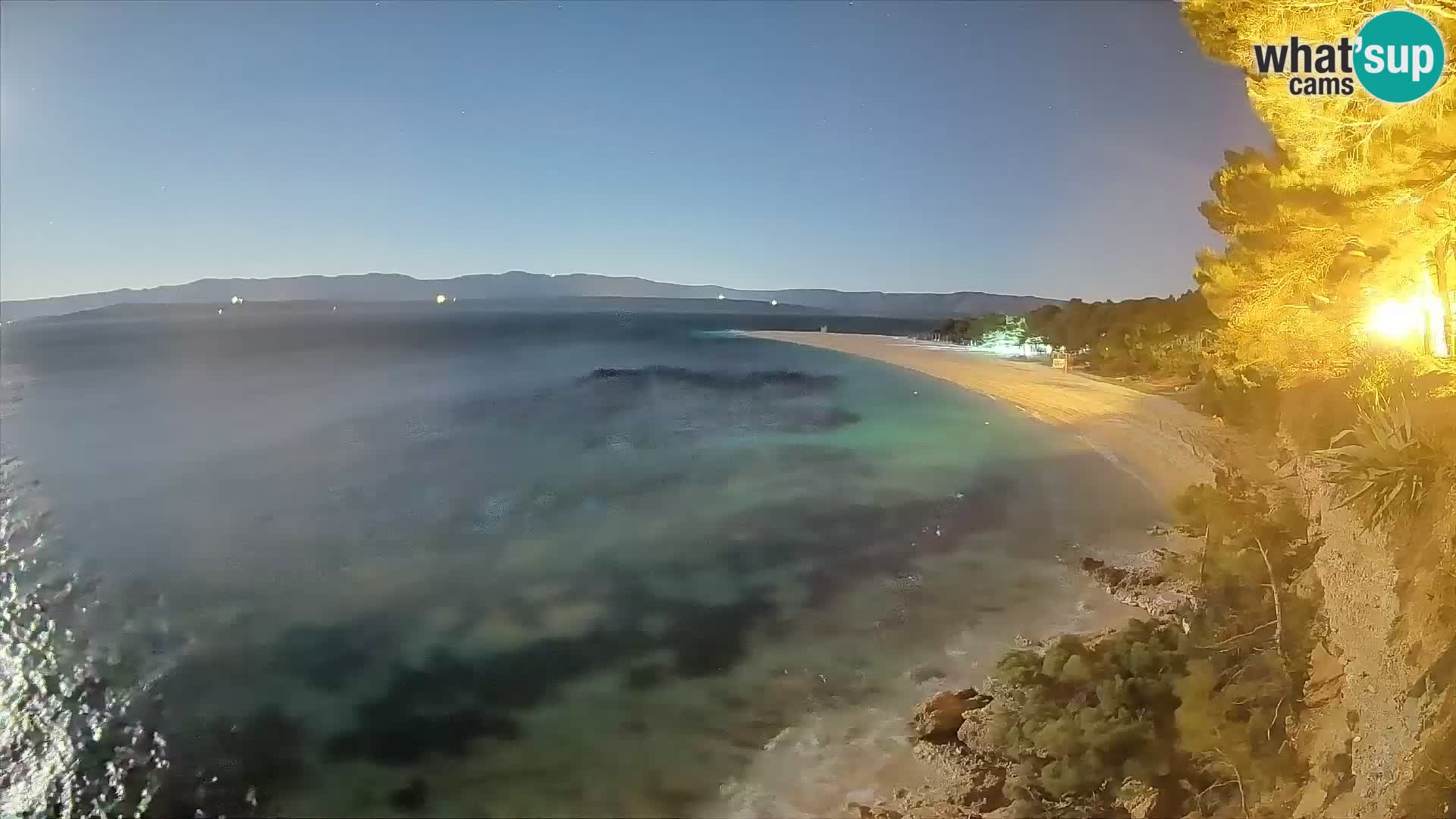 Webcam Bol Zlatni Rat – Vista en vivo desde la isla de Brač