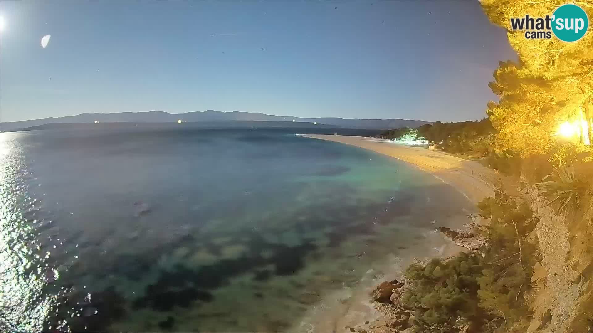 Webcam Zlatni Rat Bol – Liveblick vom berühmten Strand auf Brač
