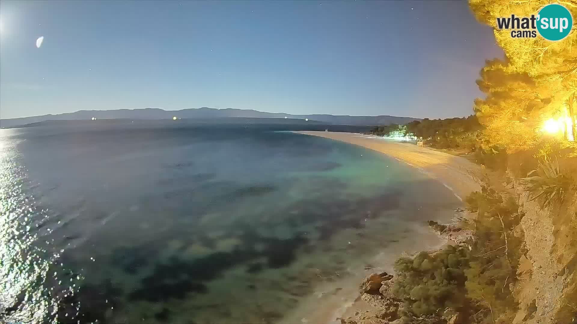 Webcam Zlatni Rat Bol – Liveblick vom berühmten Strand auf Brač