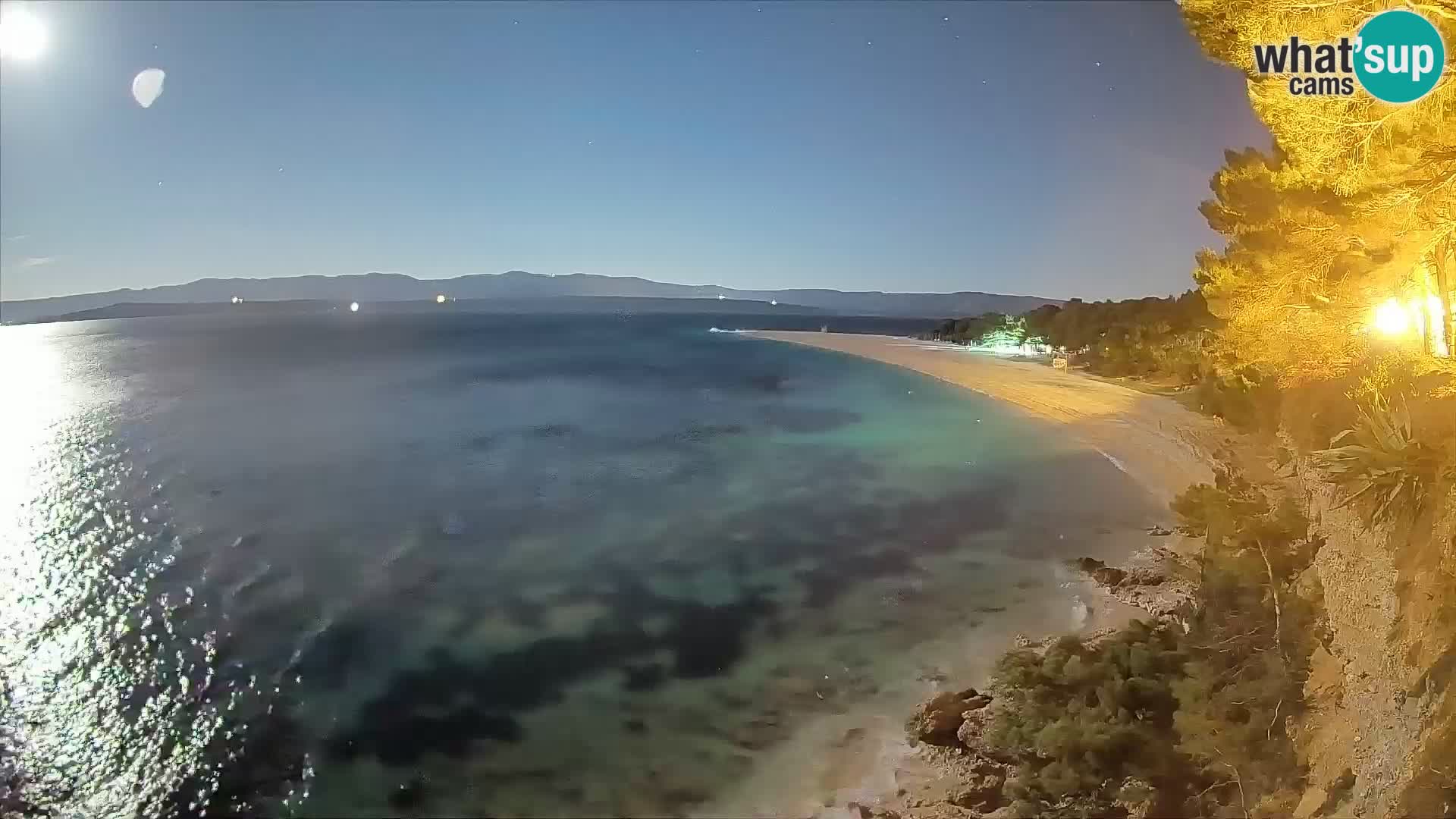 Webcam Bol Zlatni Rat – Vista en vivo desde la isla de Brač
