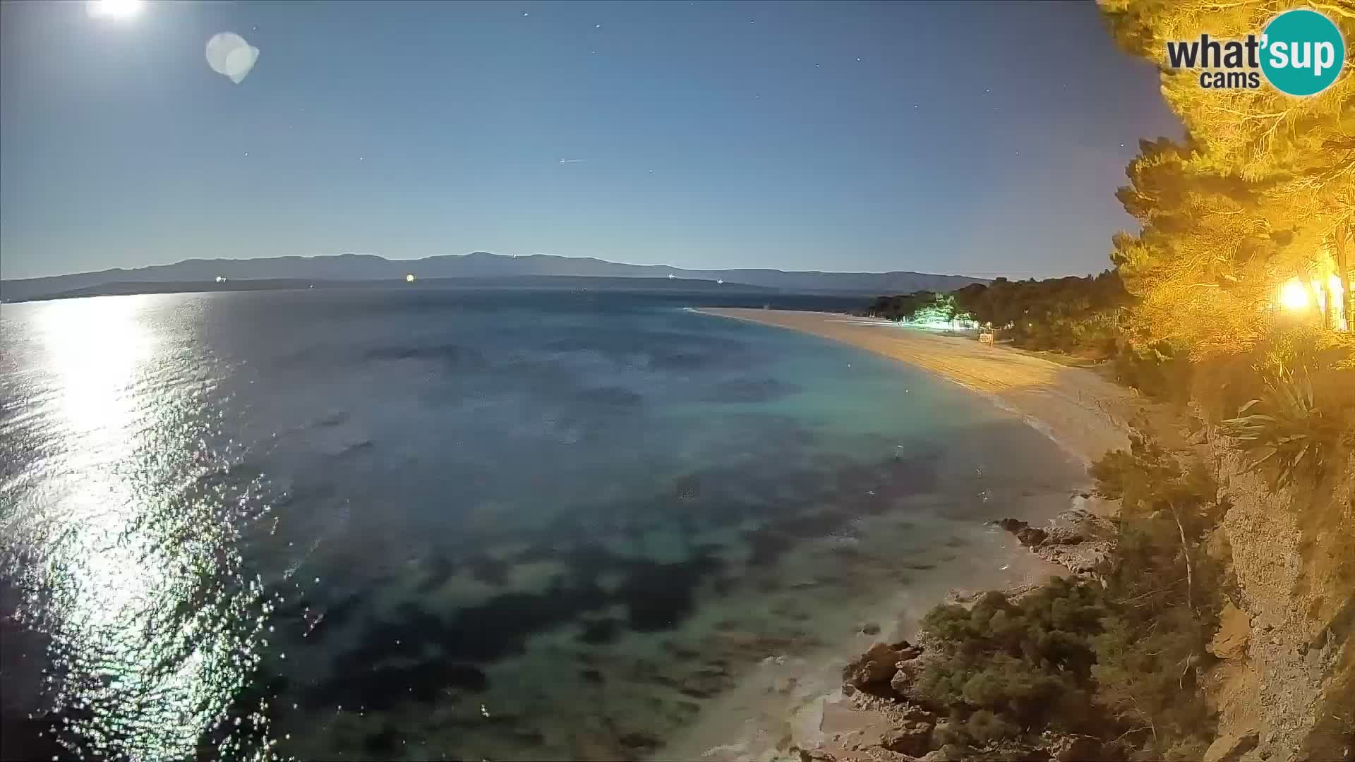 Webcam Zlatni Rat Bol – Liveblick vom berühmten Strand auf Brač