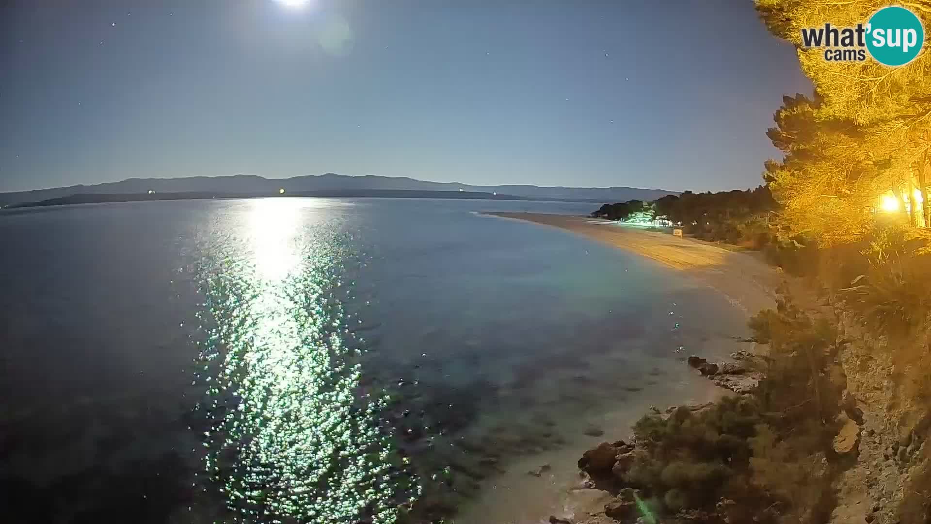 Webcam Bol Zlatni Rat – Vista en vivo desde la isla de Brač