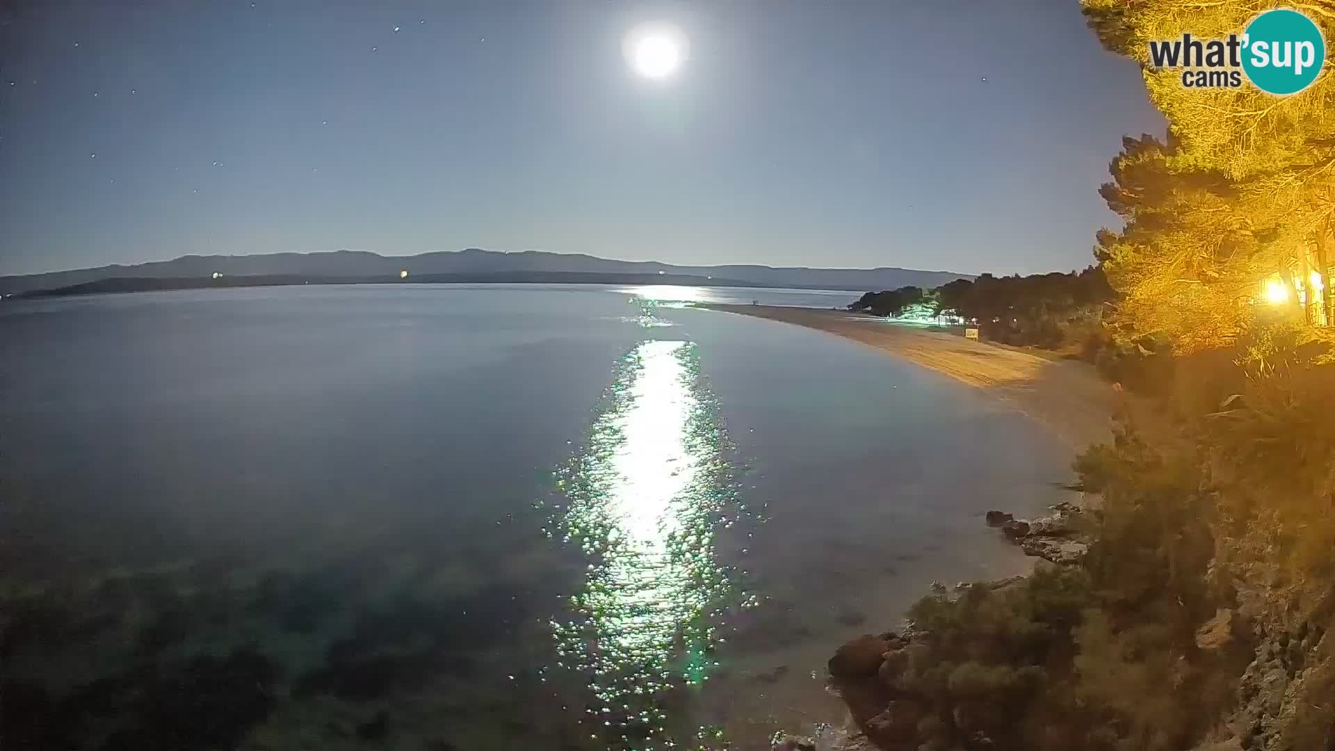 Webcam Zlatni Rat Bol – Liveblick vom berühmten Strand auf Brač
