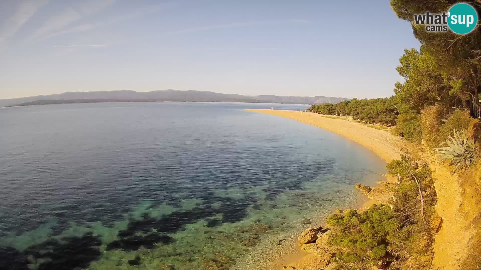 Webcam Bol Zlatni Rat – Vue en direct depuis l’île de Brač