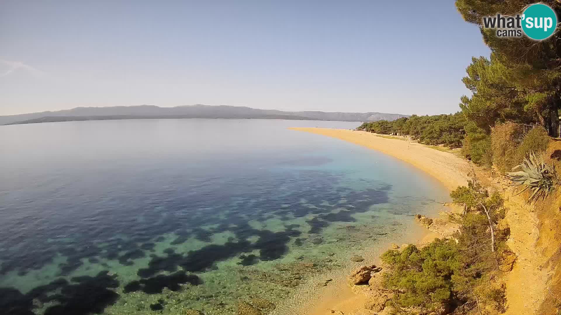 Web kamera Bol Zlatni Rat – Pogled uživo s otoka Brača