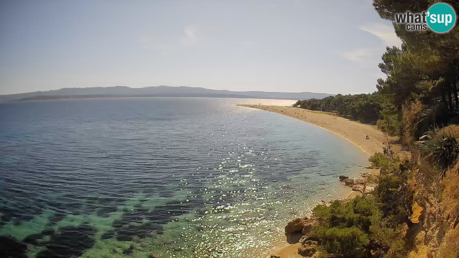 Webcam Zlatni Rat Bol – Liveblick vom berühmten Strand auf Brač