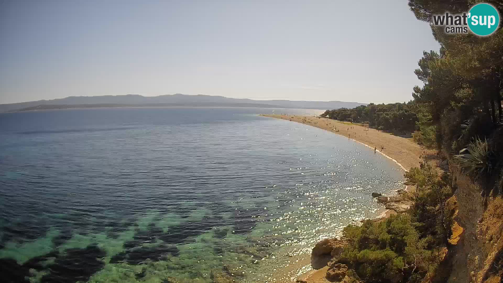 Webcam Bol Zlatni Rat – Vue en direct depuis l’île de Brač
