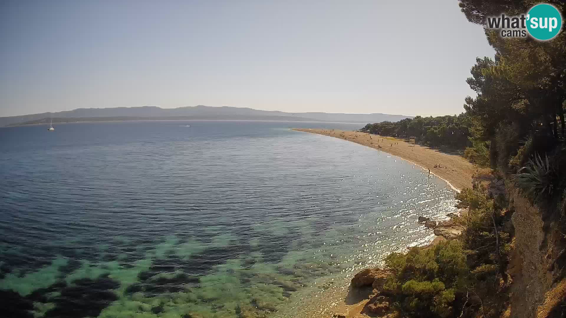 Webcam Bol Zlatni Rat – Vue en direct depuis l’île de Brač