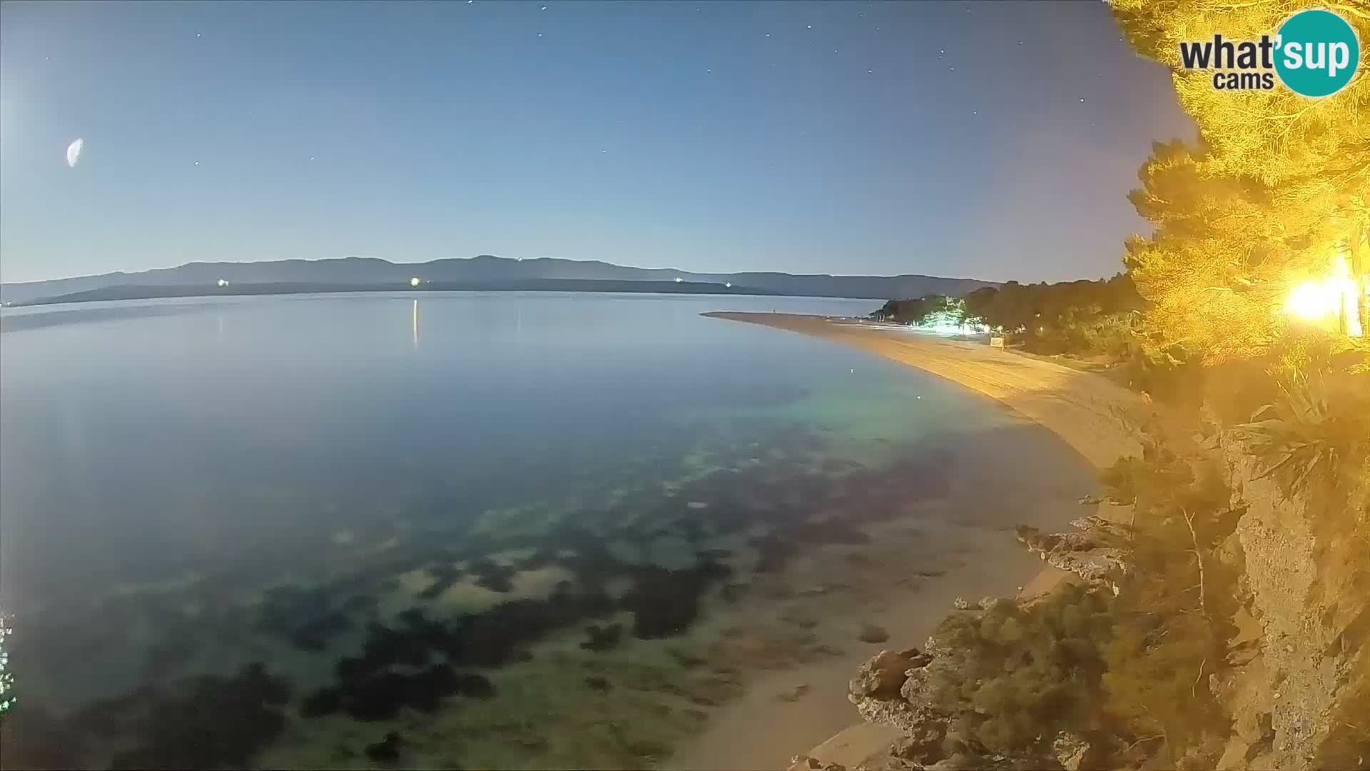 Webcam Zlatni Rat Bol – Liveblick vom berühmten Strand auf Brač