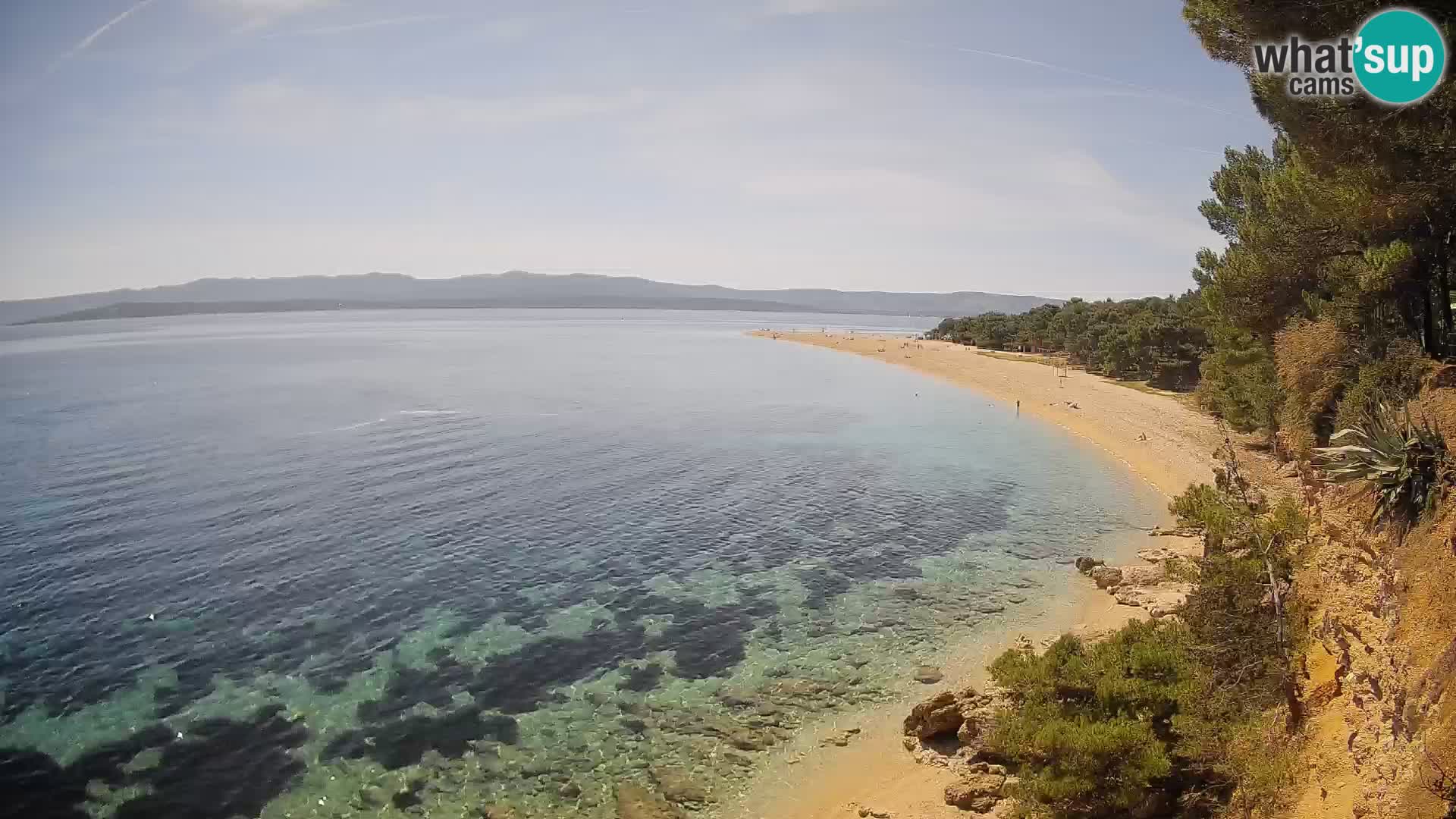 Webcam Bol Zlatni Rat – Vue en direct depuis l’île de Brač