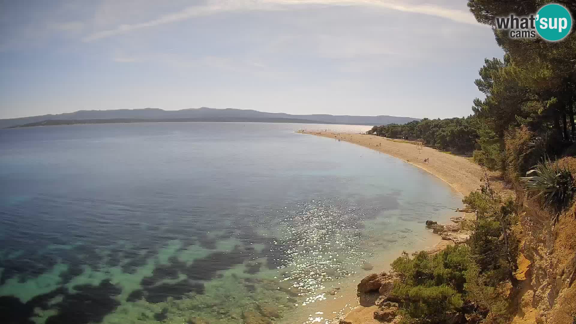 Web kamera Bol Zlatni Rat – Pogled uživo s otoka Brača