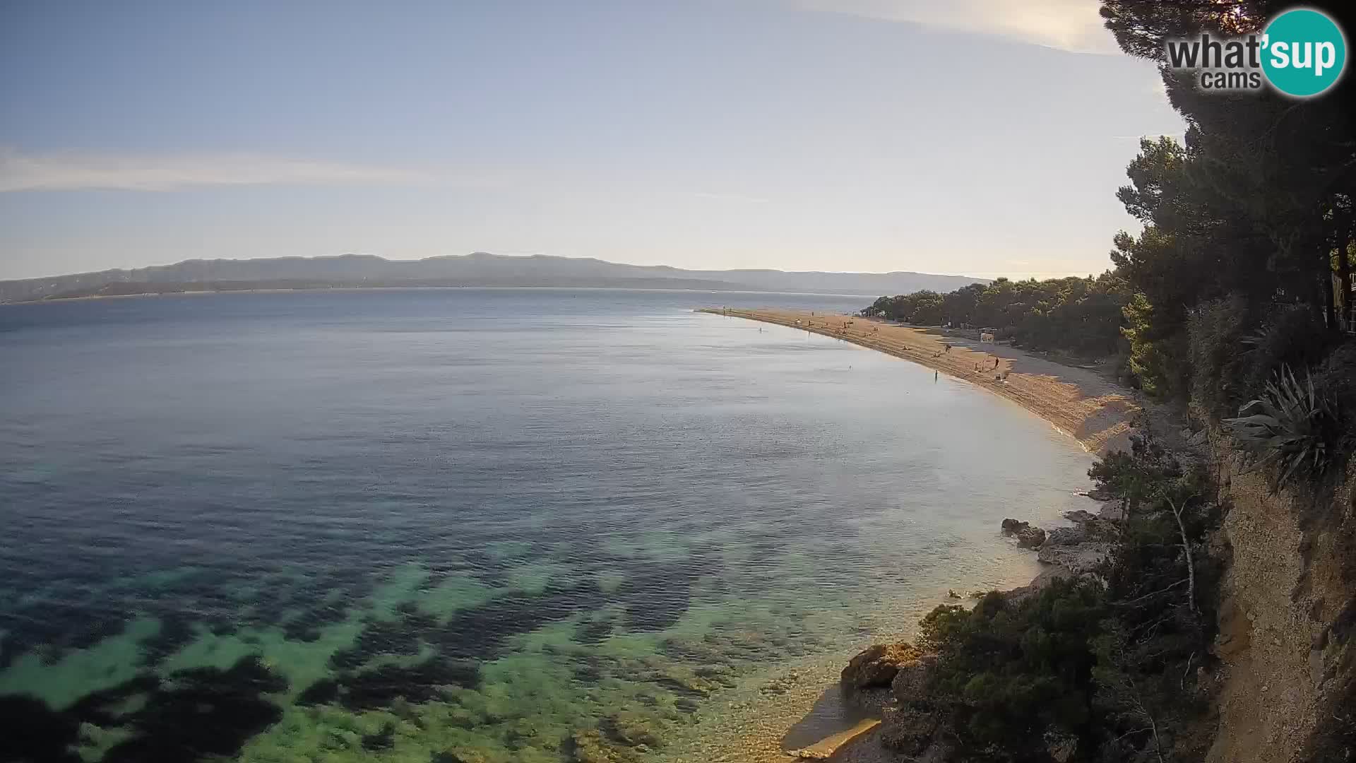 Web kamera Bol Zlatni Rat – Pogled uživo s otoka Brača