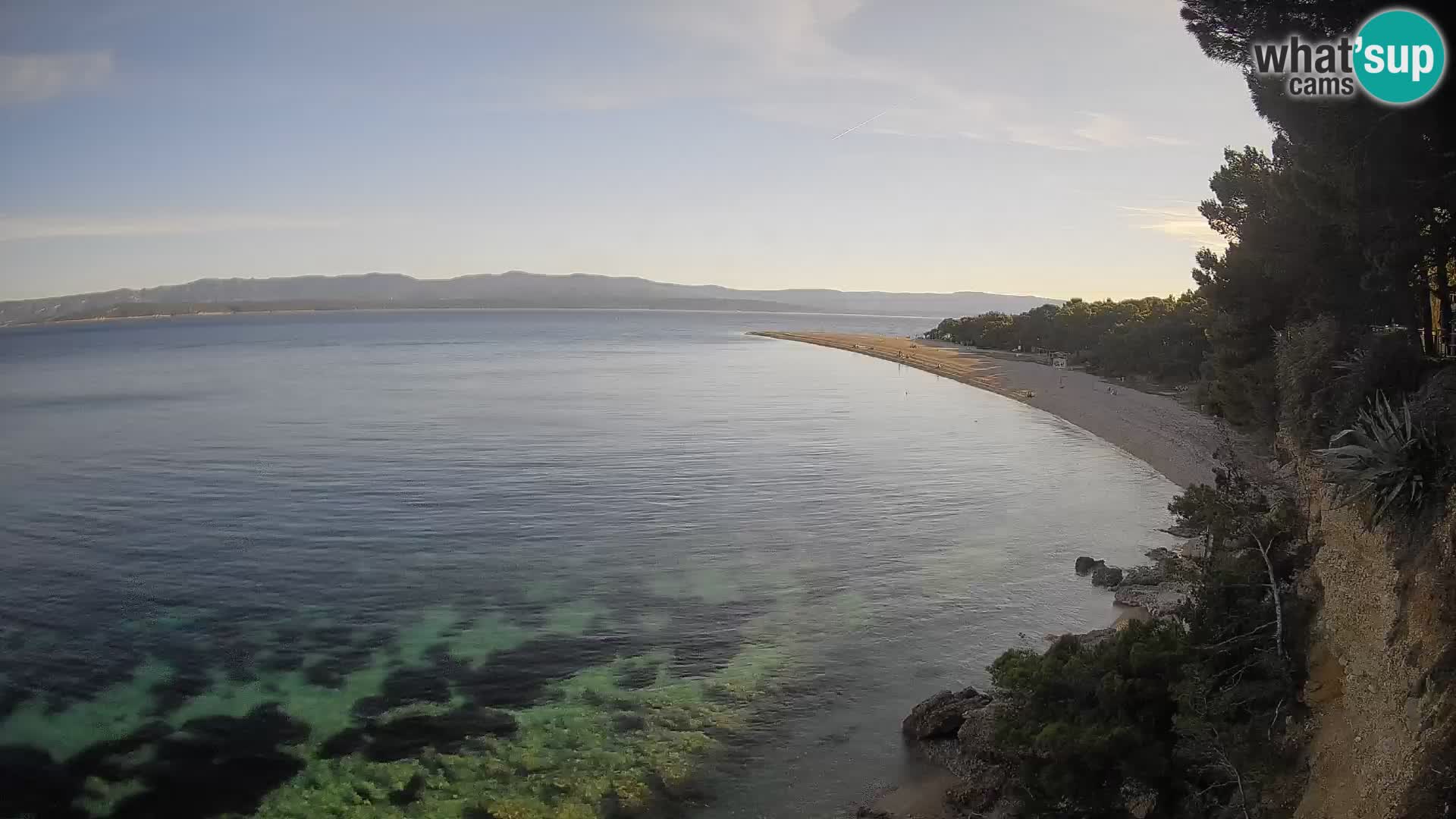 Web kamera Bol Zlatni Rat – Pogled uživo s otoka Brača